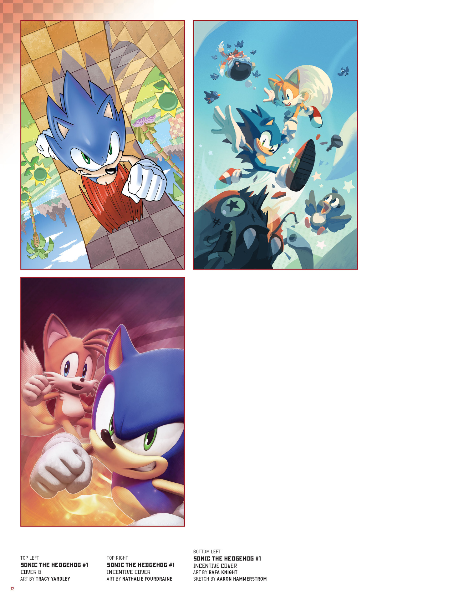 Sonic The Hedgehog: The IDW Comic Art Collection (2023) issue HC - Page 12