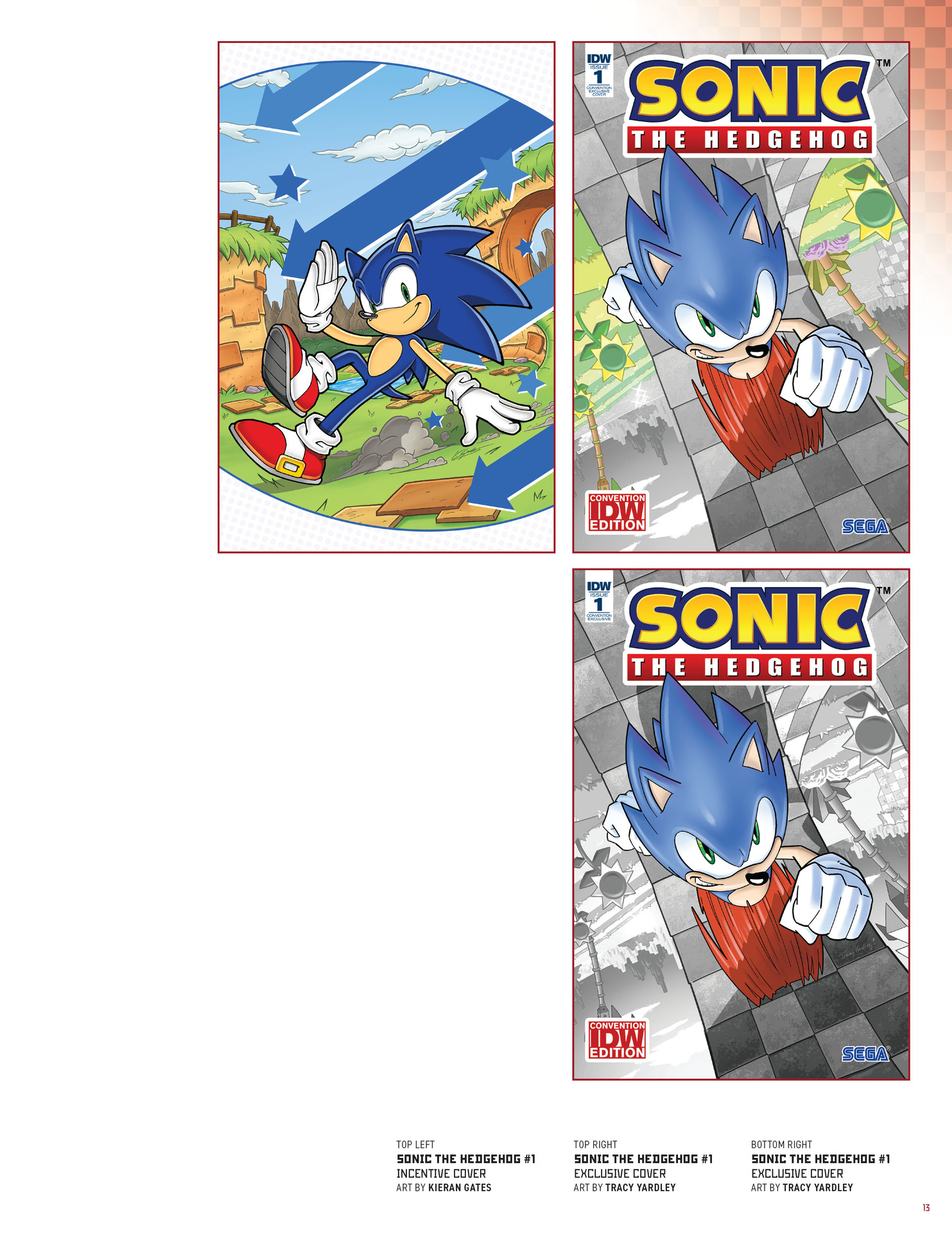 Sonic The Hedgehog: The IDW Comic Art Collection (2023) issue HC - Page 13