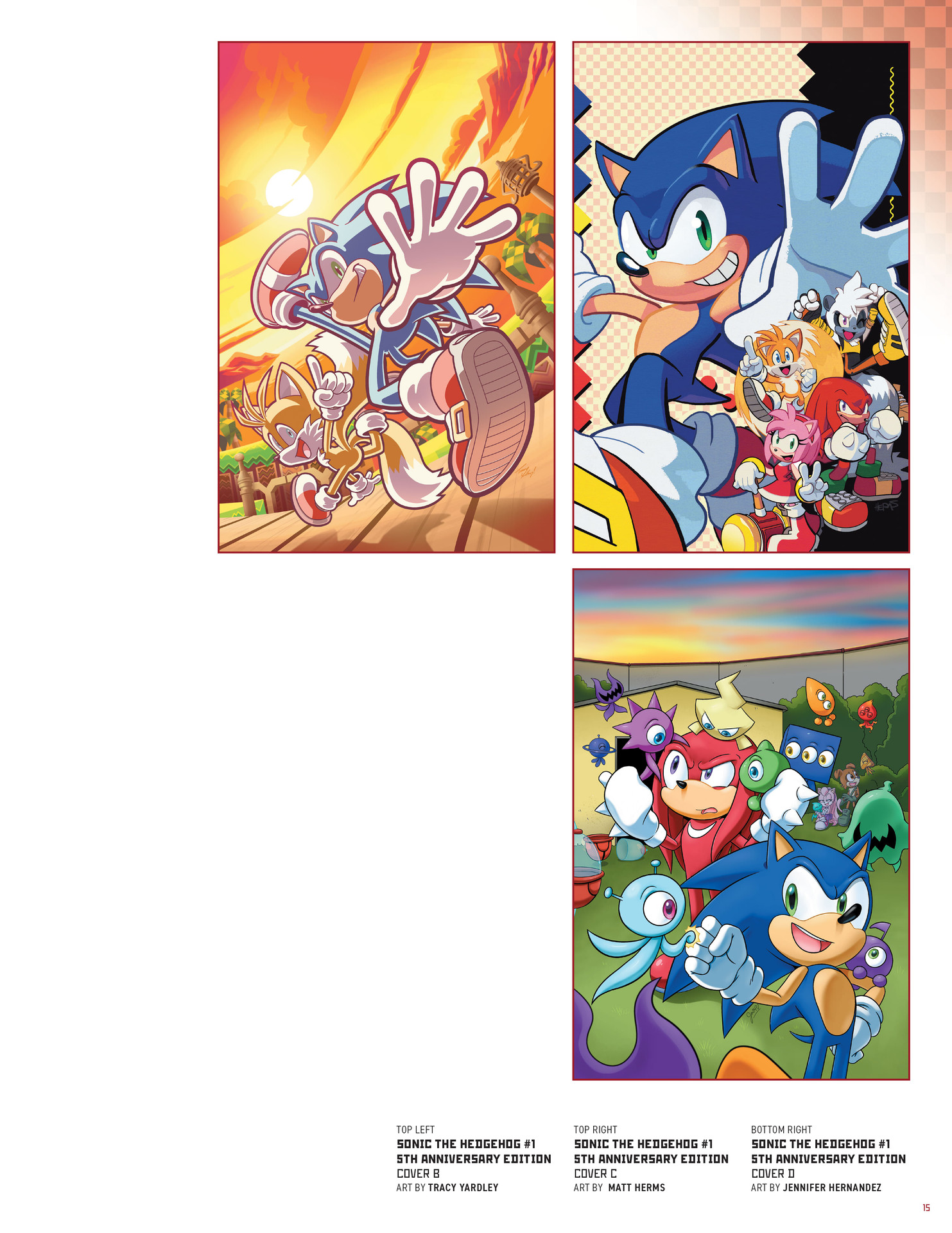 Sonic The Hedgehog: The IDW Comic Art Collection (2023) issue HC - Page 15