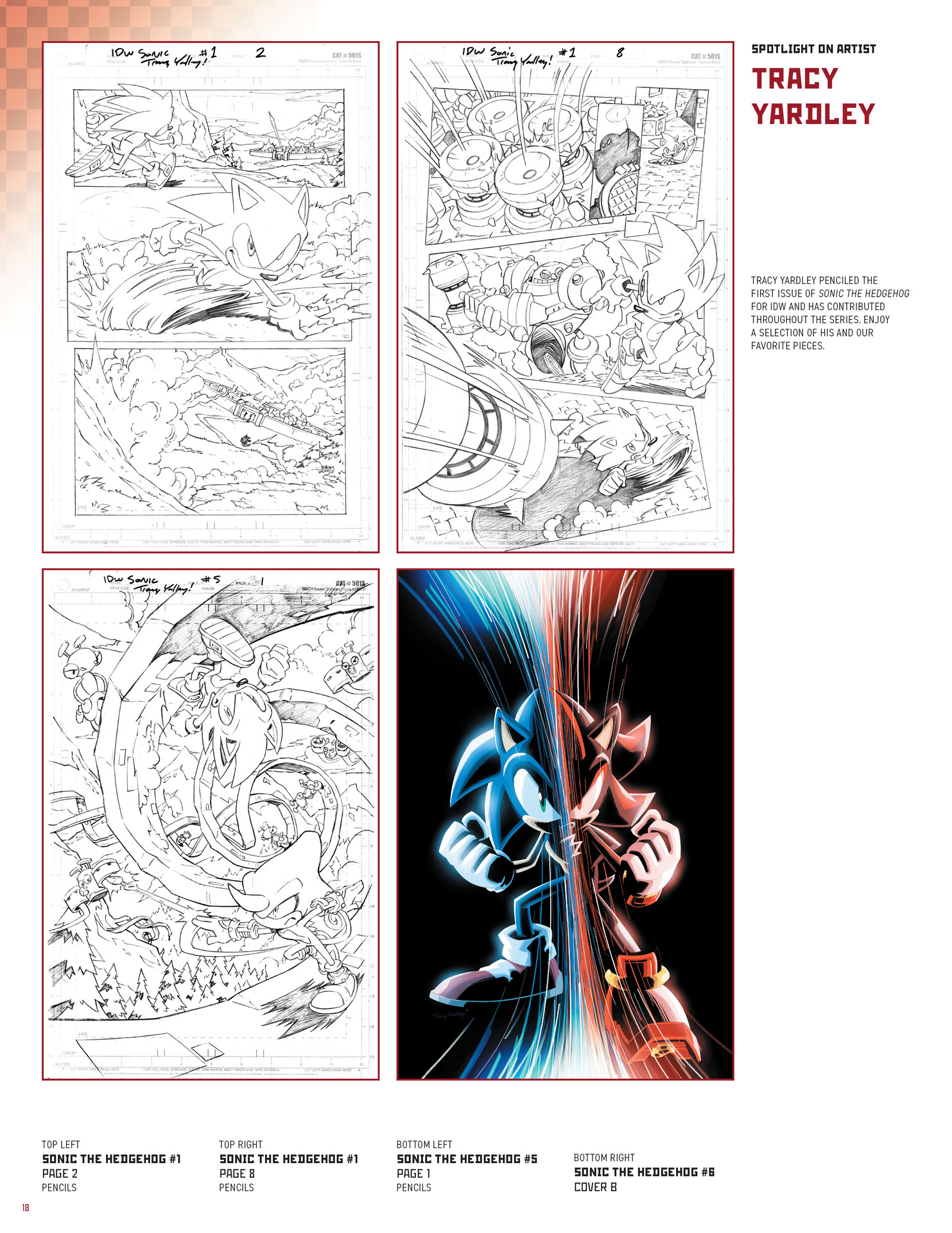 Sonic The Hedgehog: The IDW Comic Art Collection (2023) issue HC - Page 18