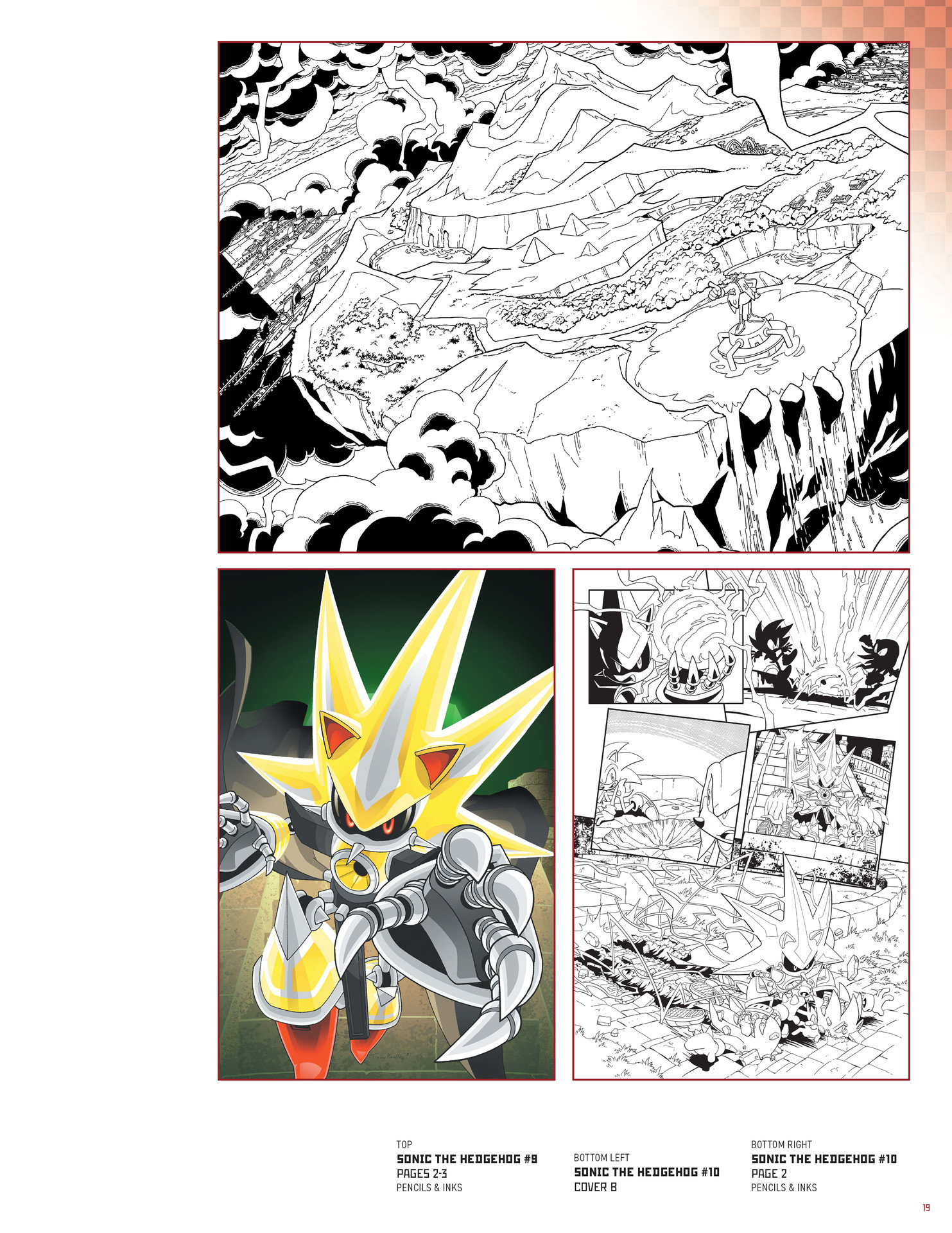 Sonic The Hedgehog: The IDW Comic Art Collection (2023) issue HC - Page 19