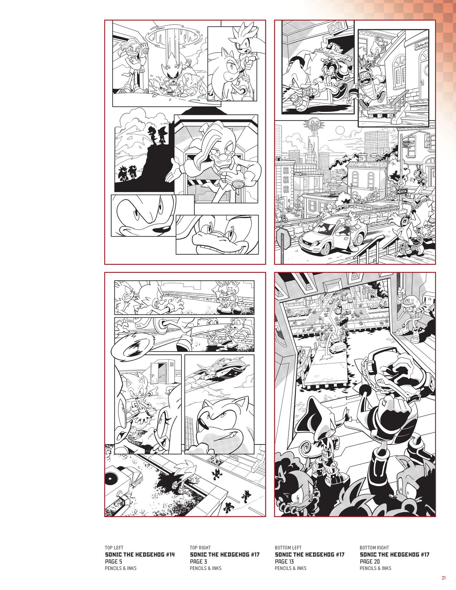 Sonic The Hedgehog: The IDW Comic Art Collection (2023) issue HC - Page 21