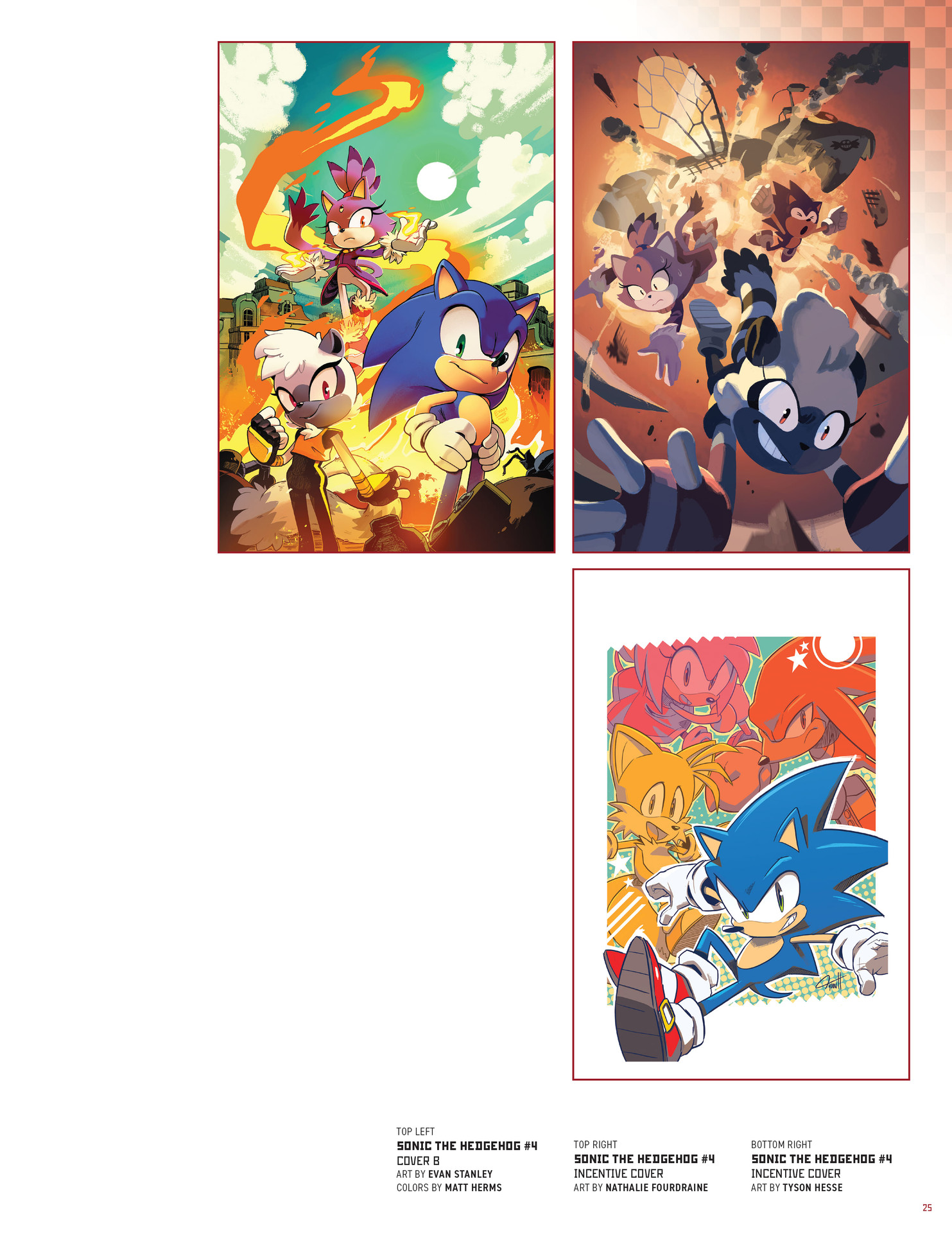 Sonic The Hedgehog: The IDW Comic Art Collection (2023) issue HC - Page 25