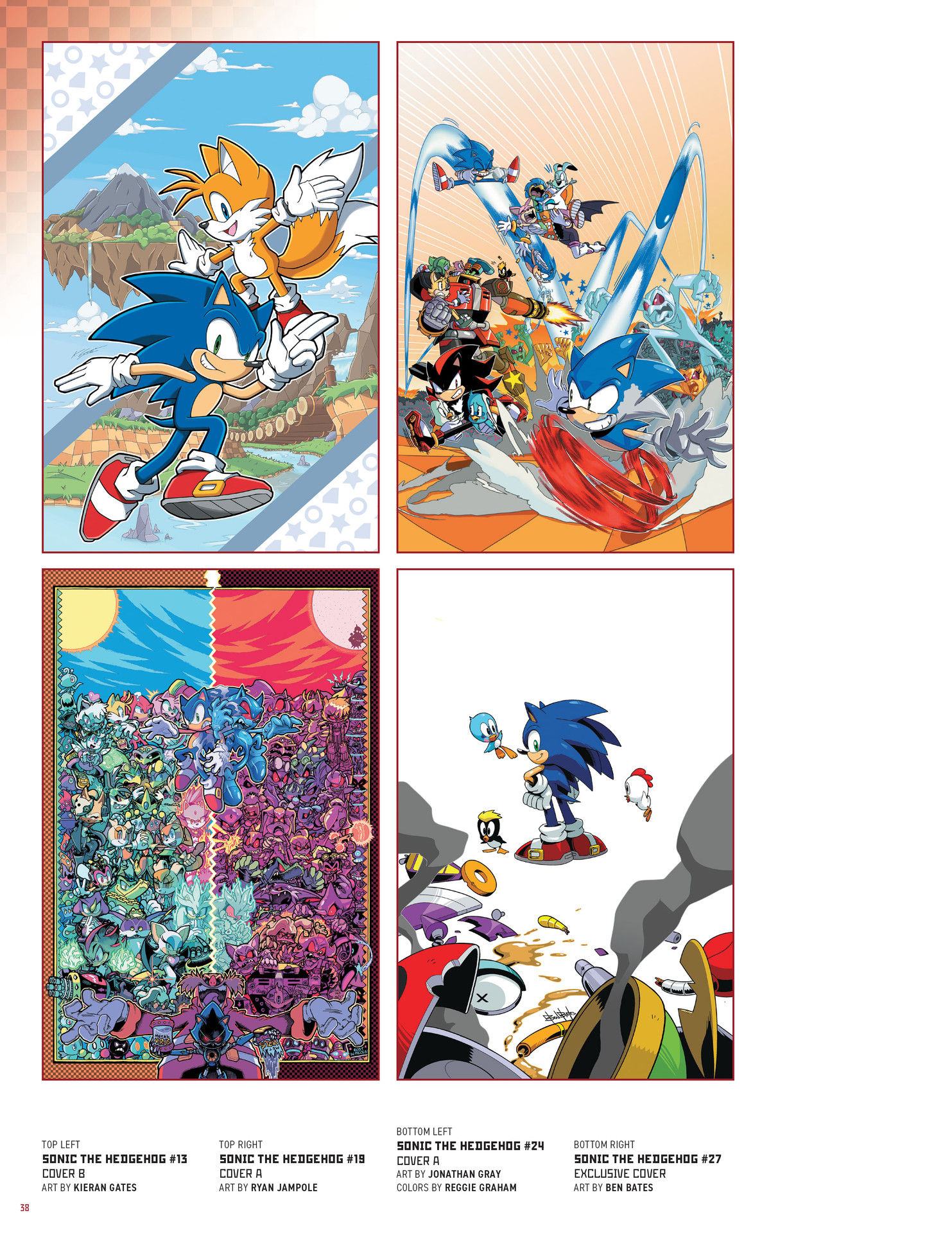 Sonic The Hedgehog: The IDW Comic Art Collection (2023) issue HC - Page 38