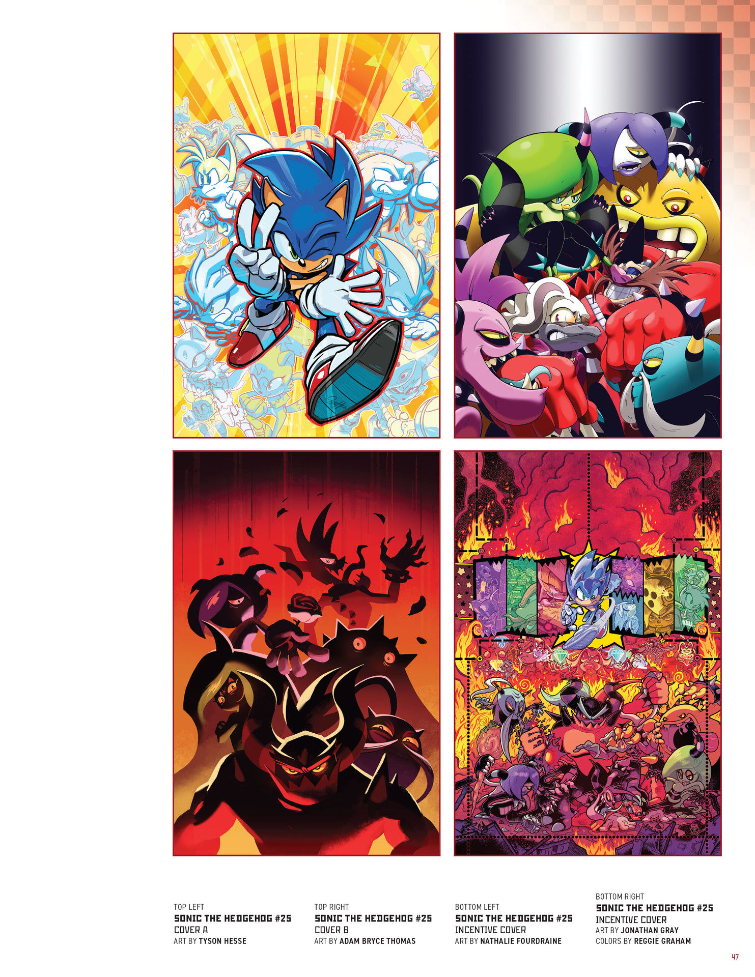 Sonic The Hedgehog: The IDW Comic Art Collection (2023) issue HC - Page 46