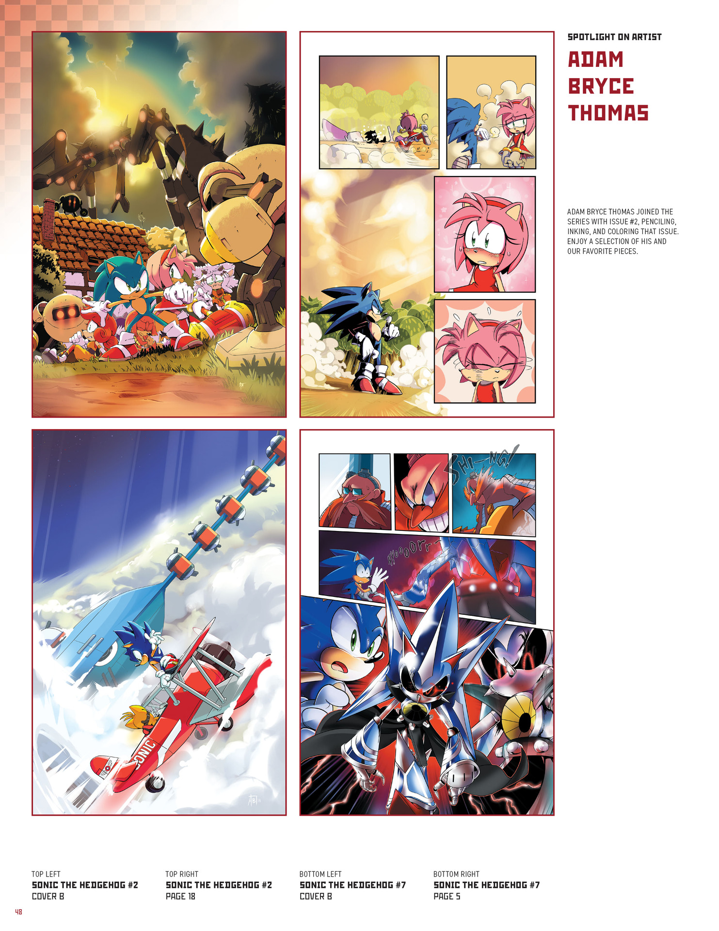 Sonic The Hedgehog: The IDW Comic Art Collection (2023) issue HC - Page 47