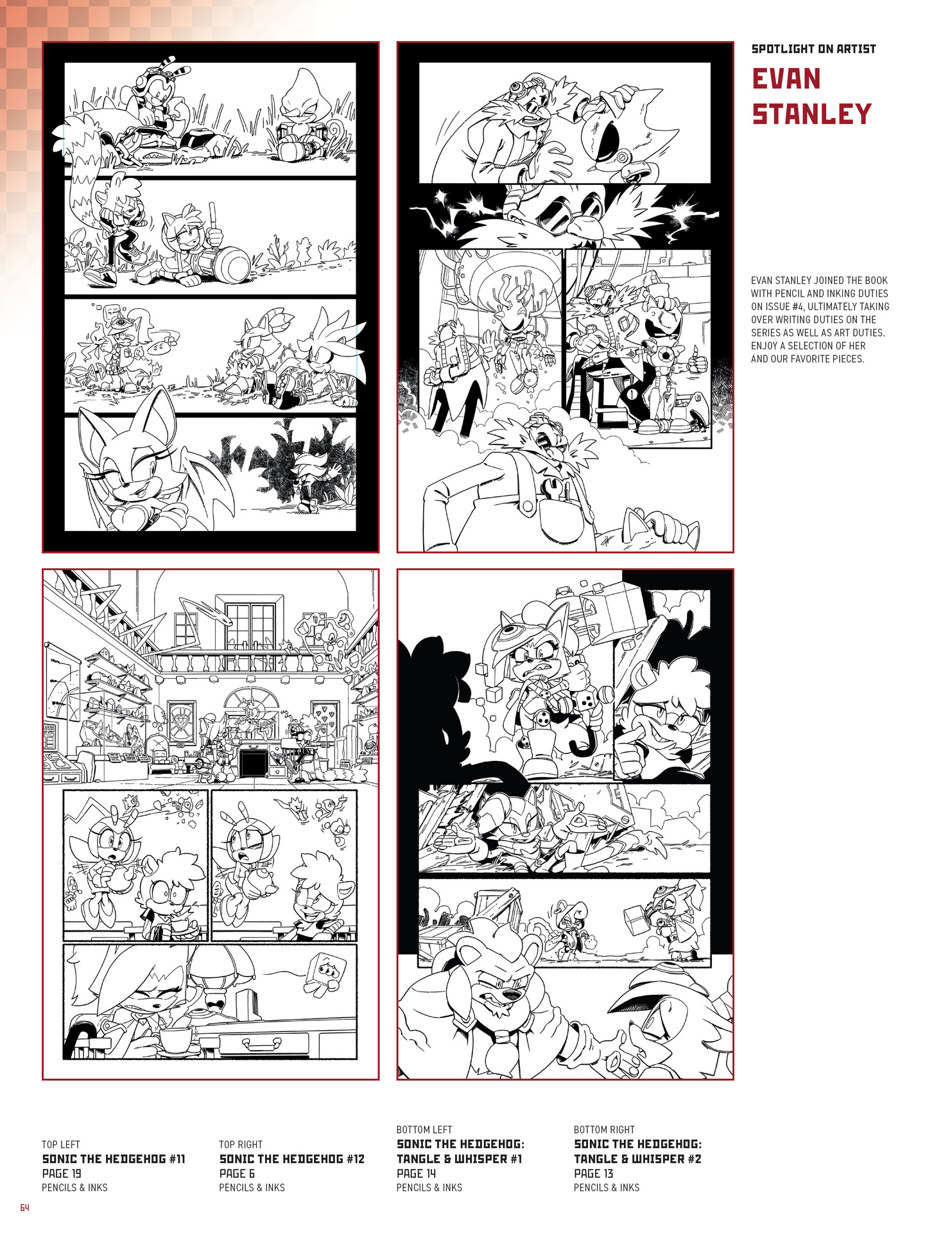 Sonic The Hedgehog: The IDW Comic Art Collection (2023) issue HC - Page 62