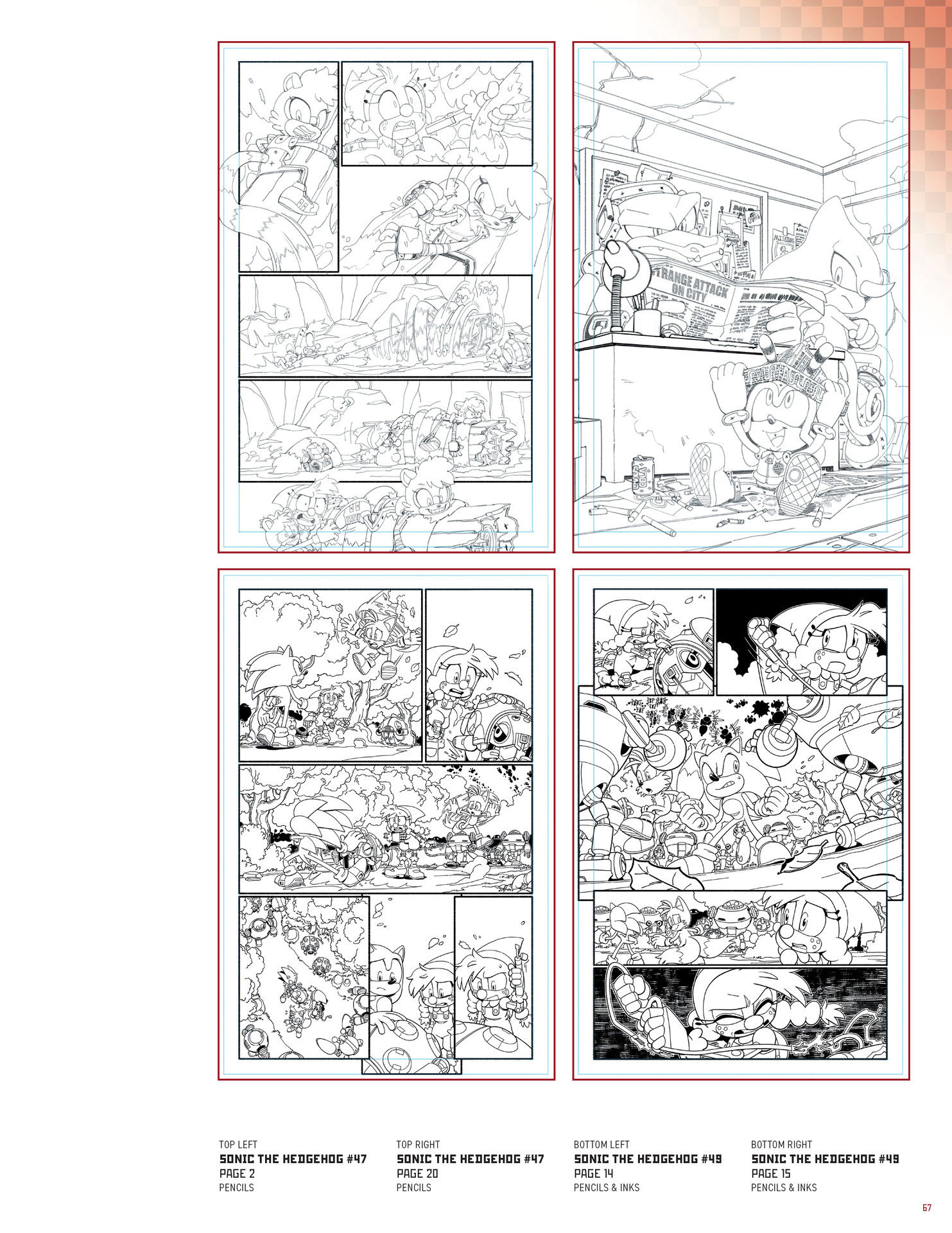 Sonic The Hedgehog: The IDW Comic Art Collection (2023) issue HC - Page 65