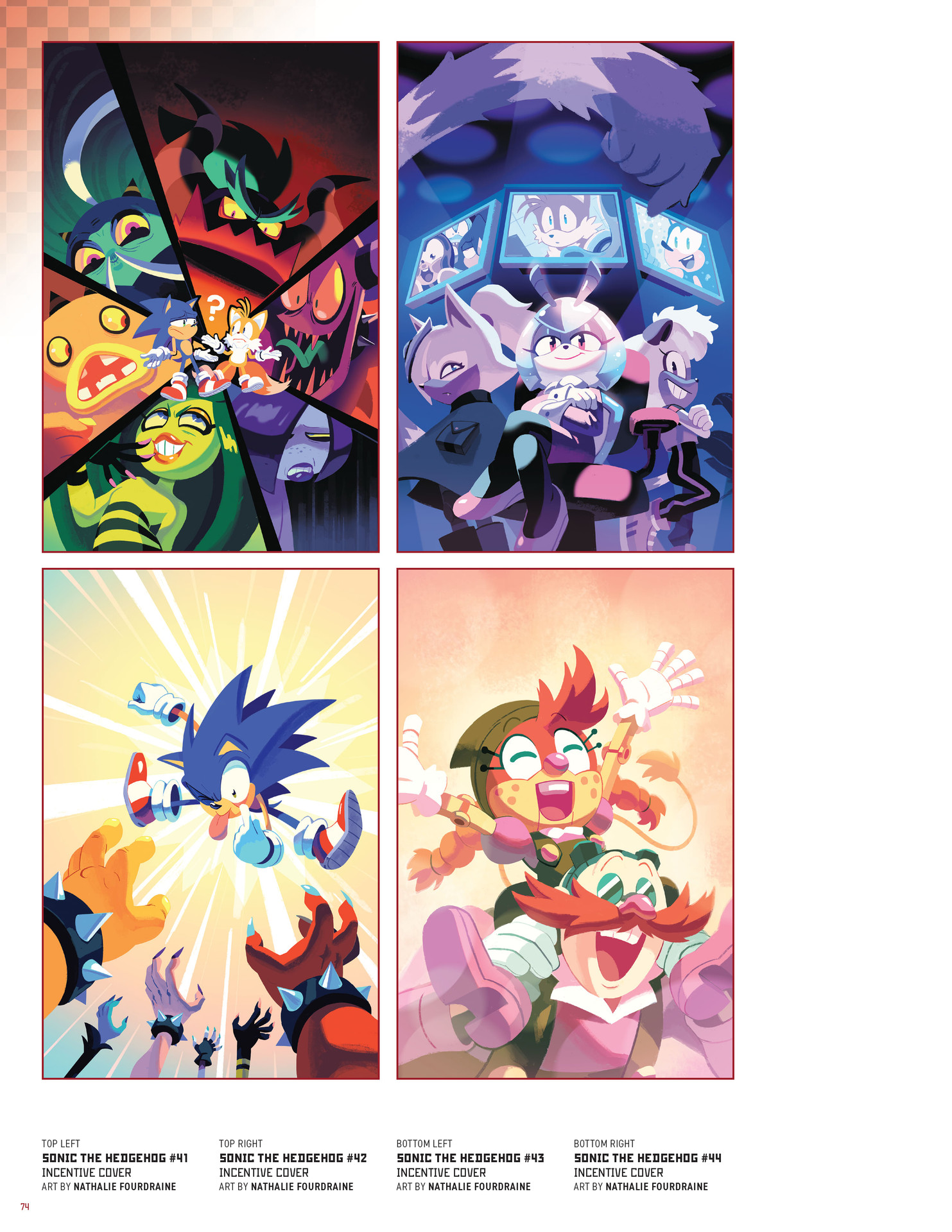 Sonic The Hedgehog: The IDW Comic Art Collection (2023) issue HC - Page 72