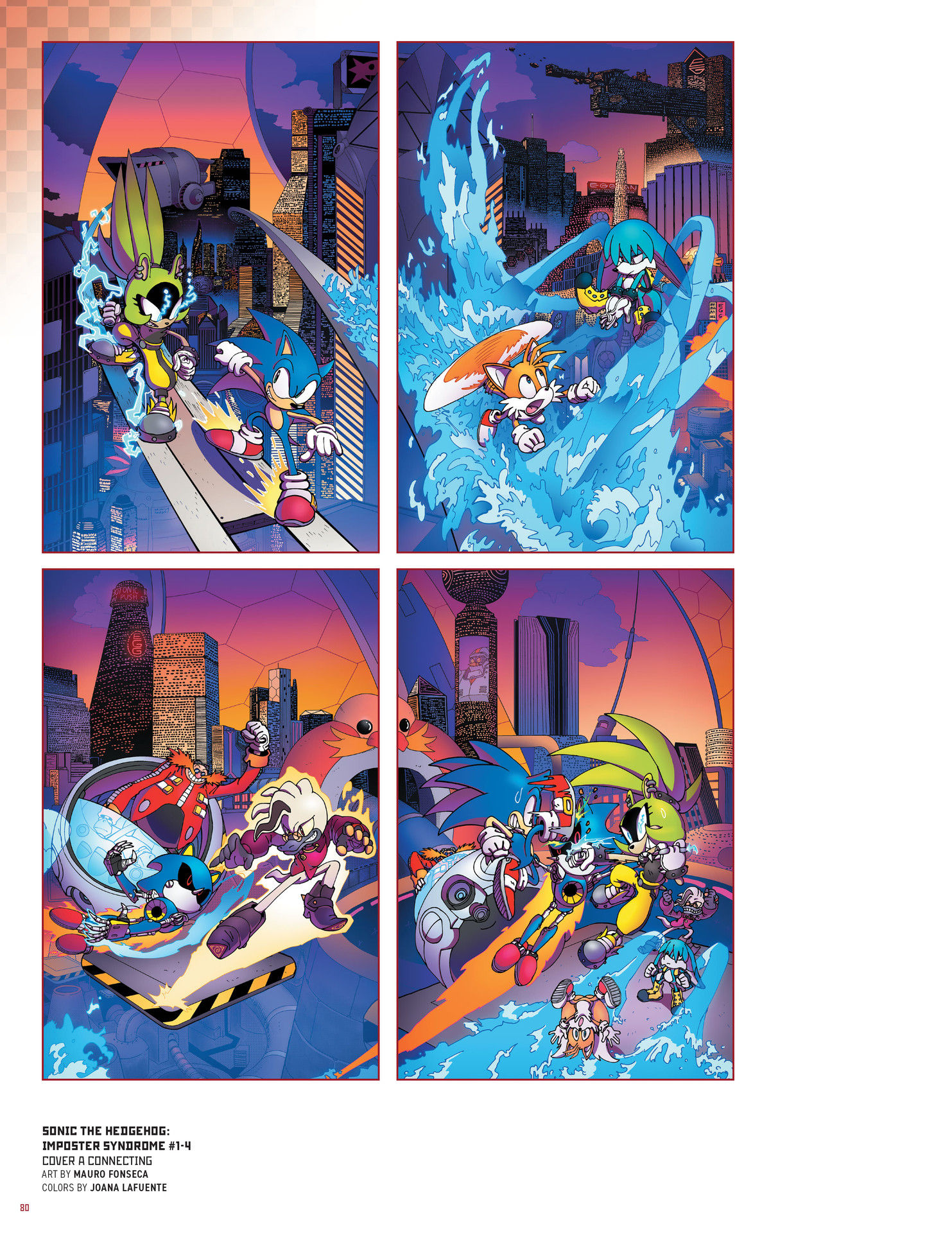 Sonic The Hedgehog: The IDW Comic Art Collection (2023) issue HC - Page 78