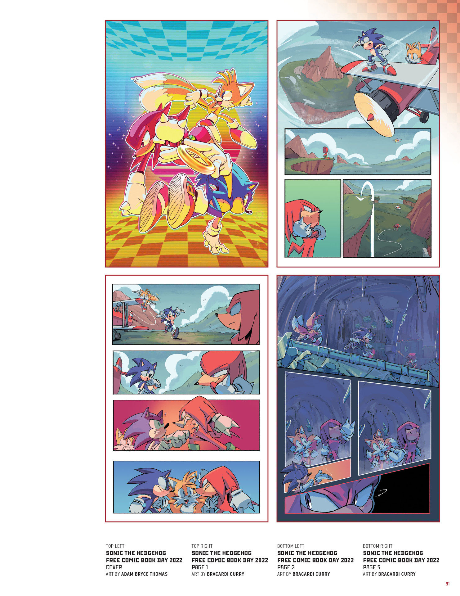 Sonic The Hedgehog: The IDW Comic Art Collection (2023) issue HC - Page 89