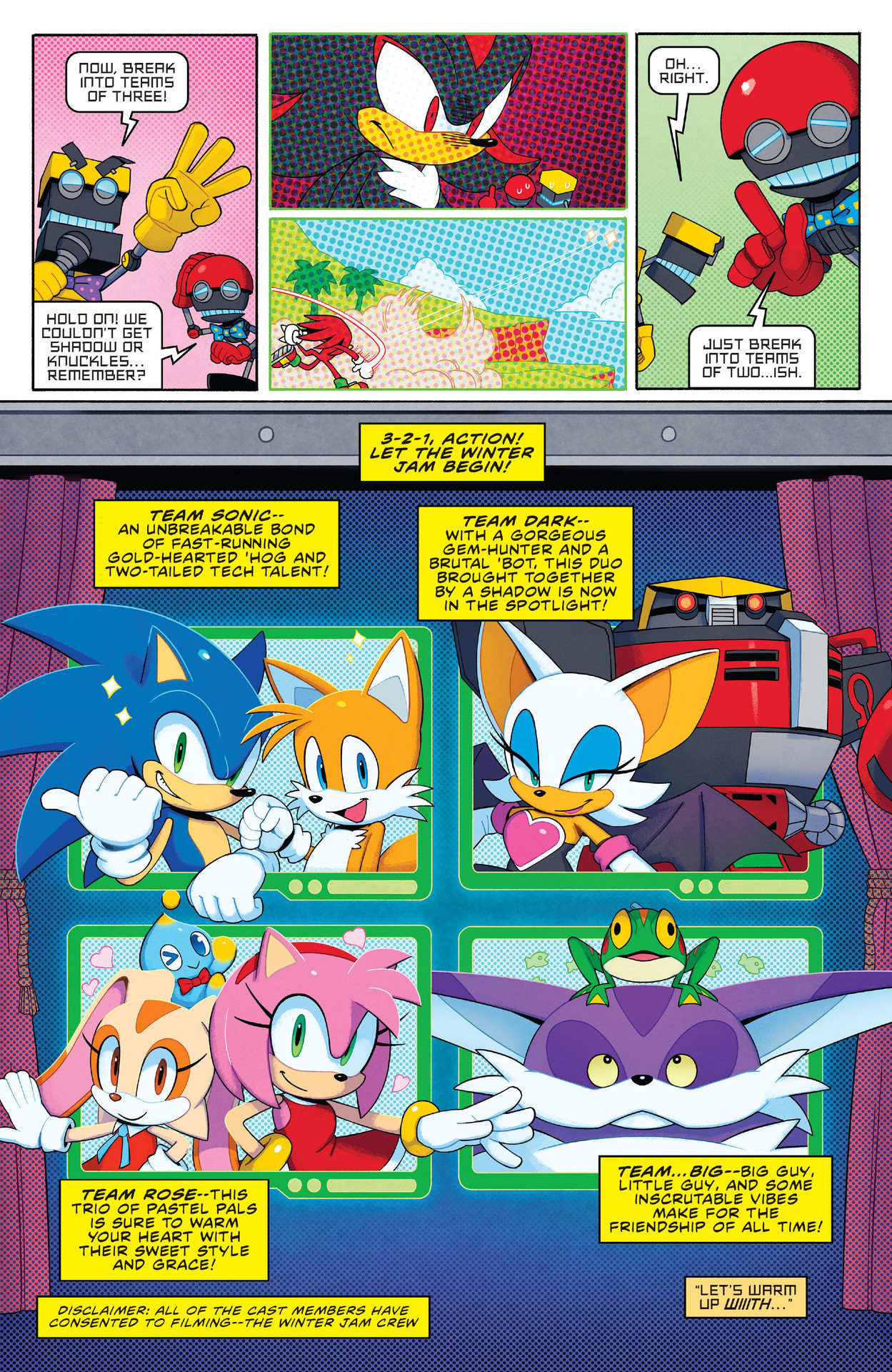 Sonic the Hedgehog: Winter Jam (2023-) issue 1 - Page 11