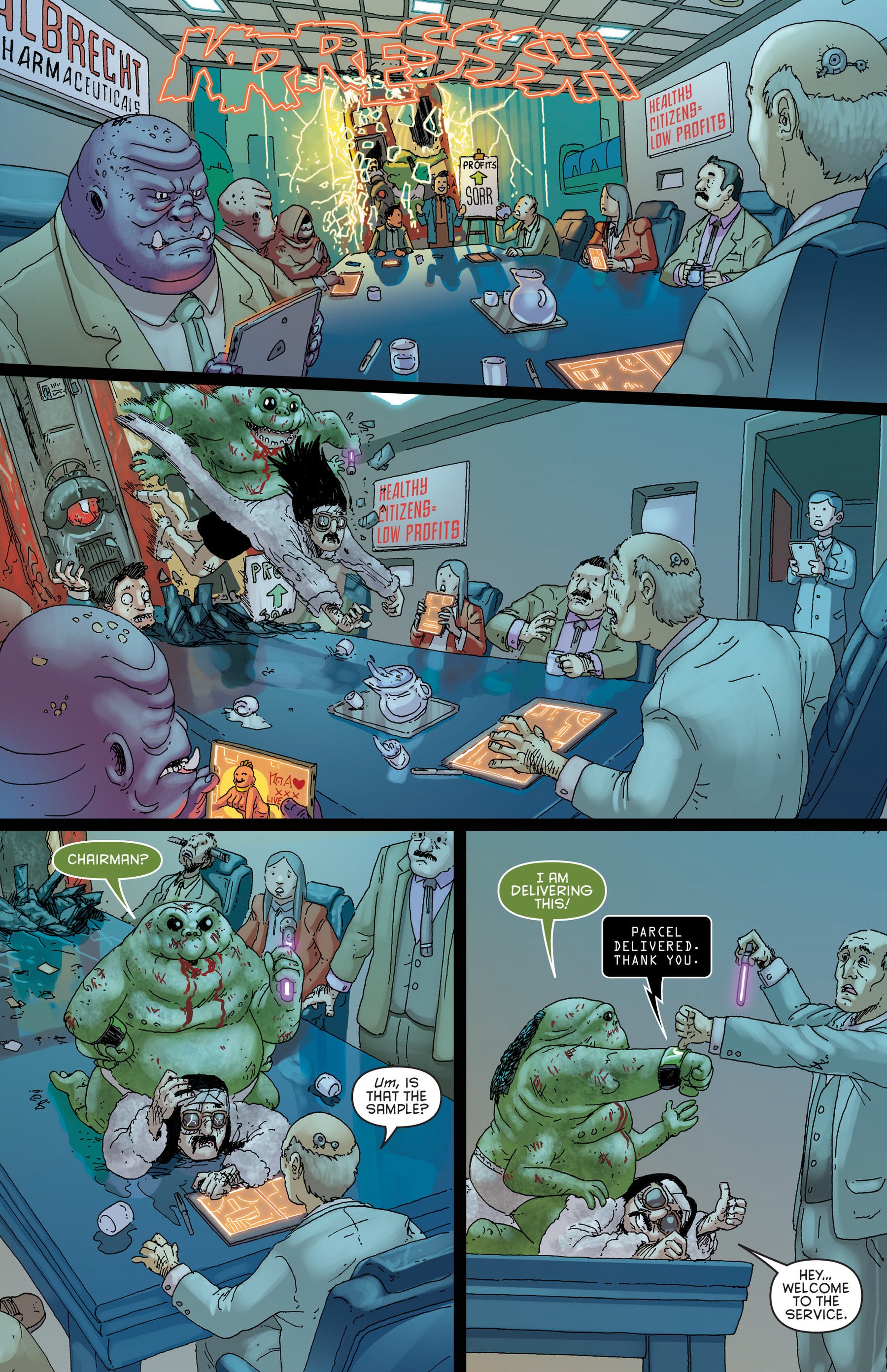 Space Bastards: Special Delivery (2022) issue 1 - Page 34