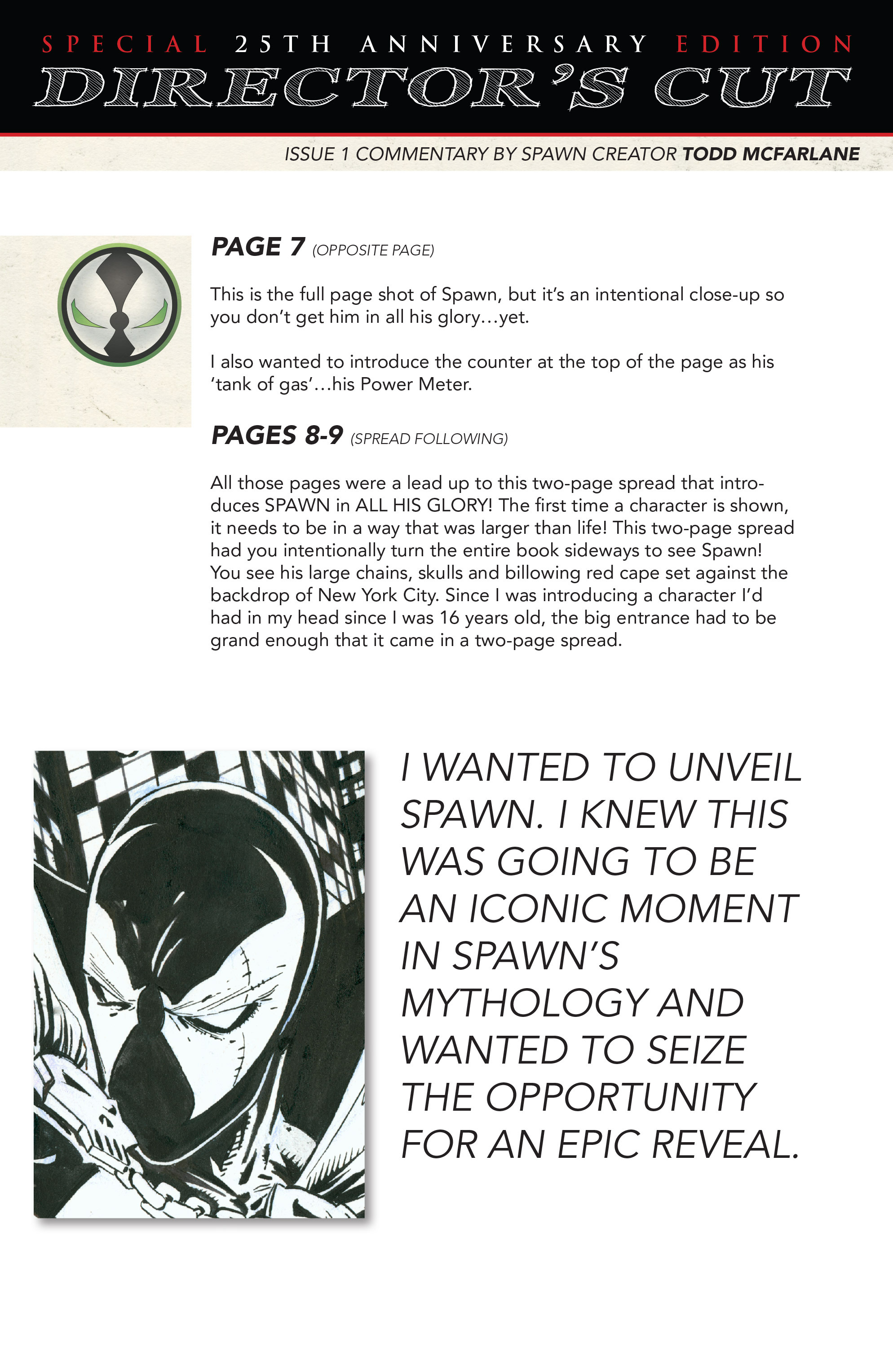 Spawn: 25th Anniversary Director's Cut (2017) issue 1 - Page 17