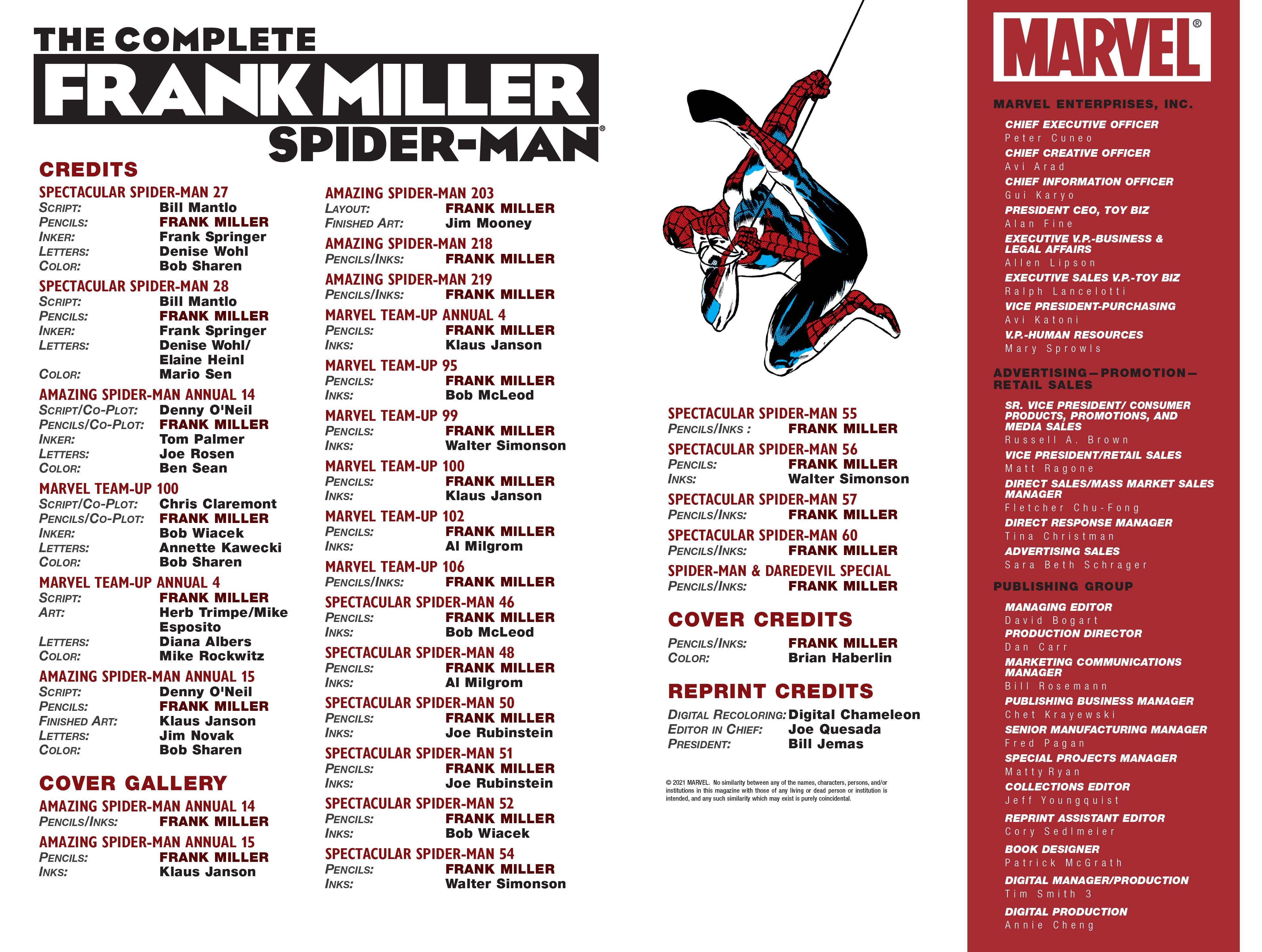 Spider-Man: The Complete Frank Miller (2002): Chapter TPB - Page 3