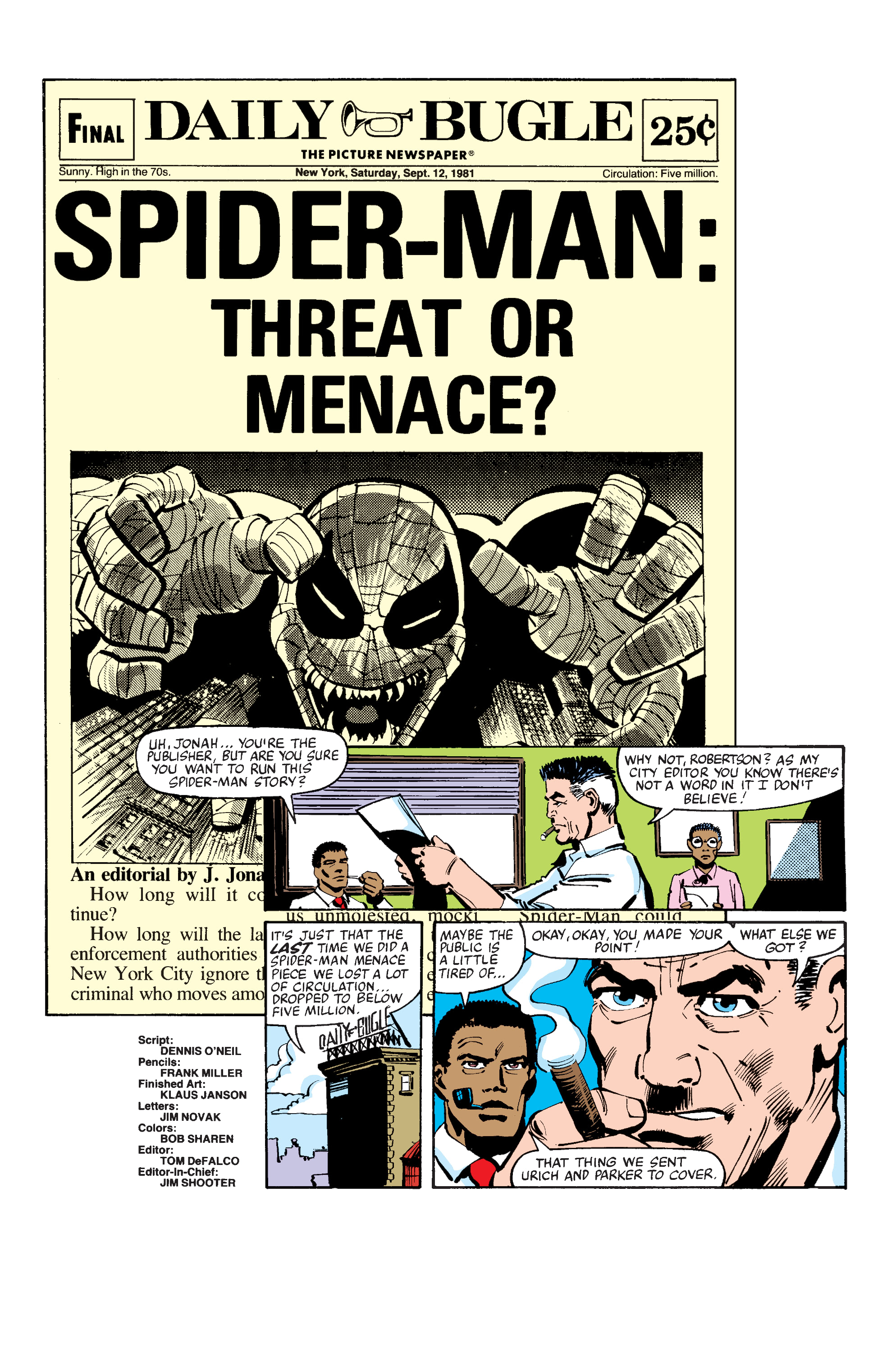 Spider-Man: The Complete Frank Miller (2002) issue TPB - Page 149