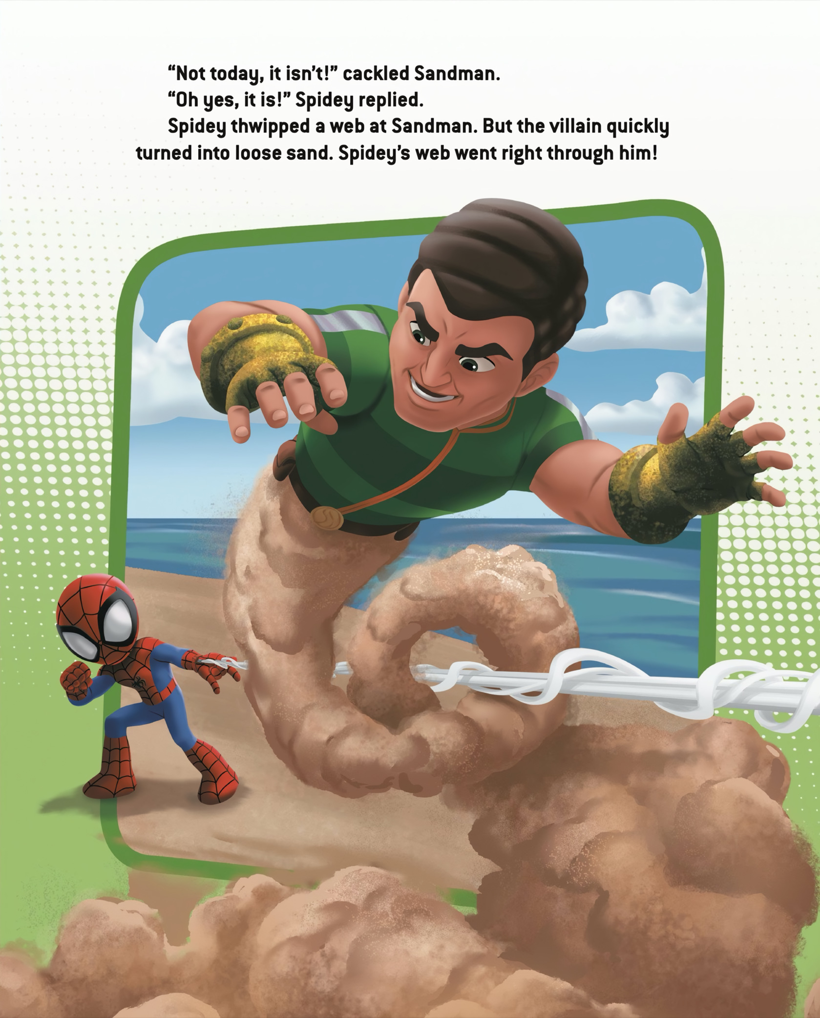 Spidey and His Amazing Friends (2022-) issue Sandman Won't Share (Little Golden Book) - Page 13