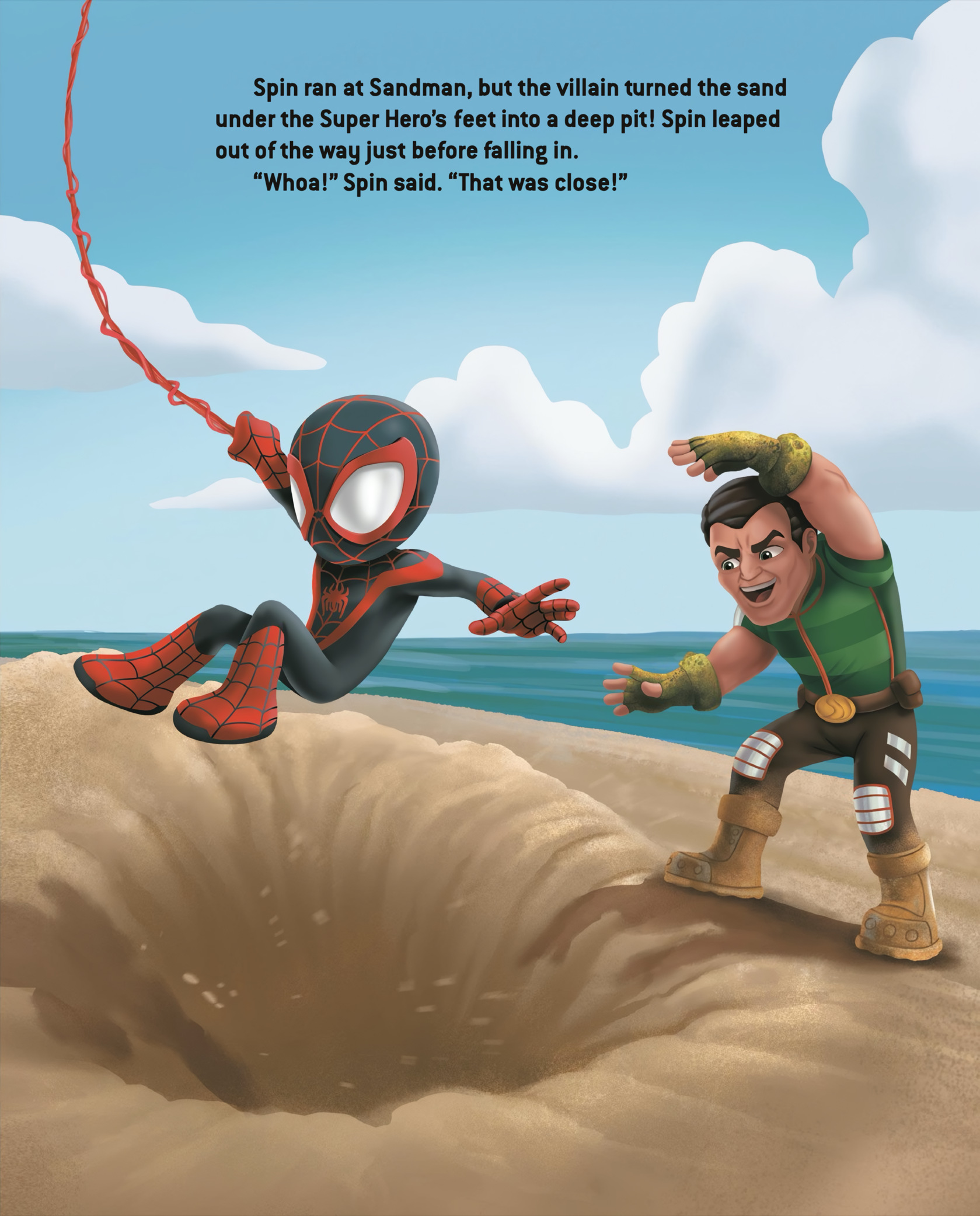 Spidey and His Amazing Friends (2022-) issue Sandman Won't Share (Little Golden Book) - Page 15