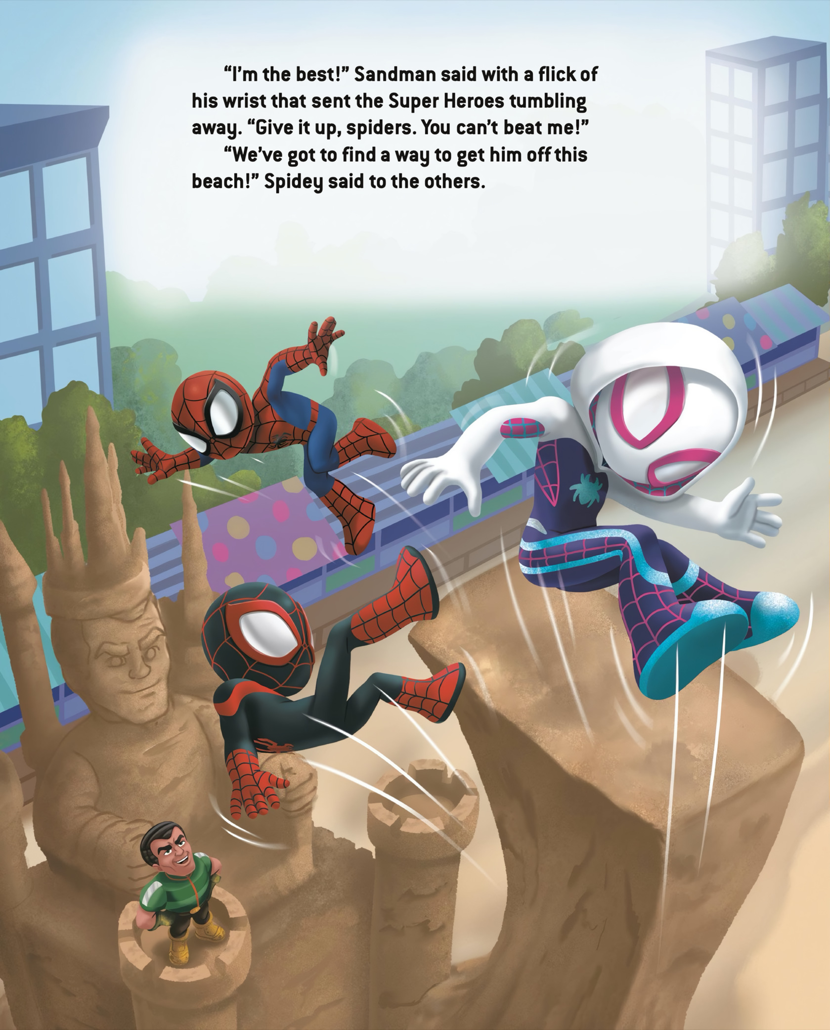 Spidey and His Amazing Friends (2022-) issue Sandman Won't Share (Little Golden Book) - Page 18