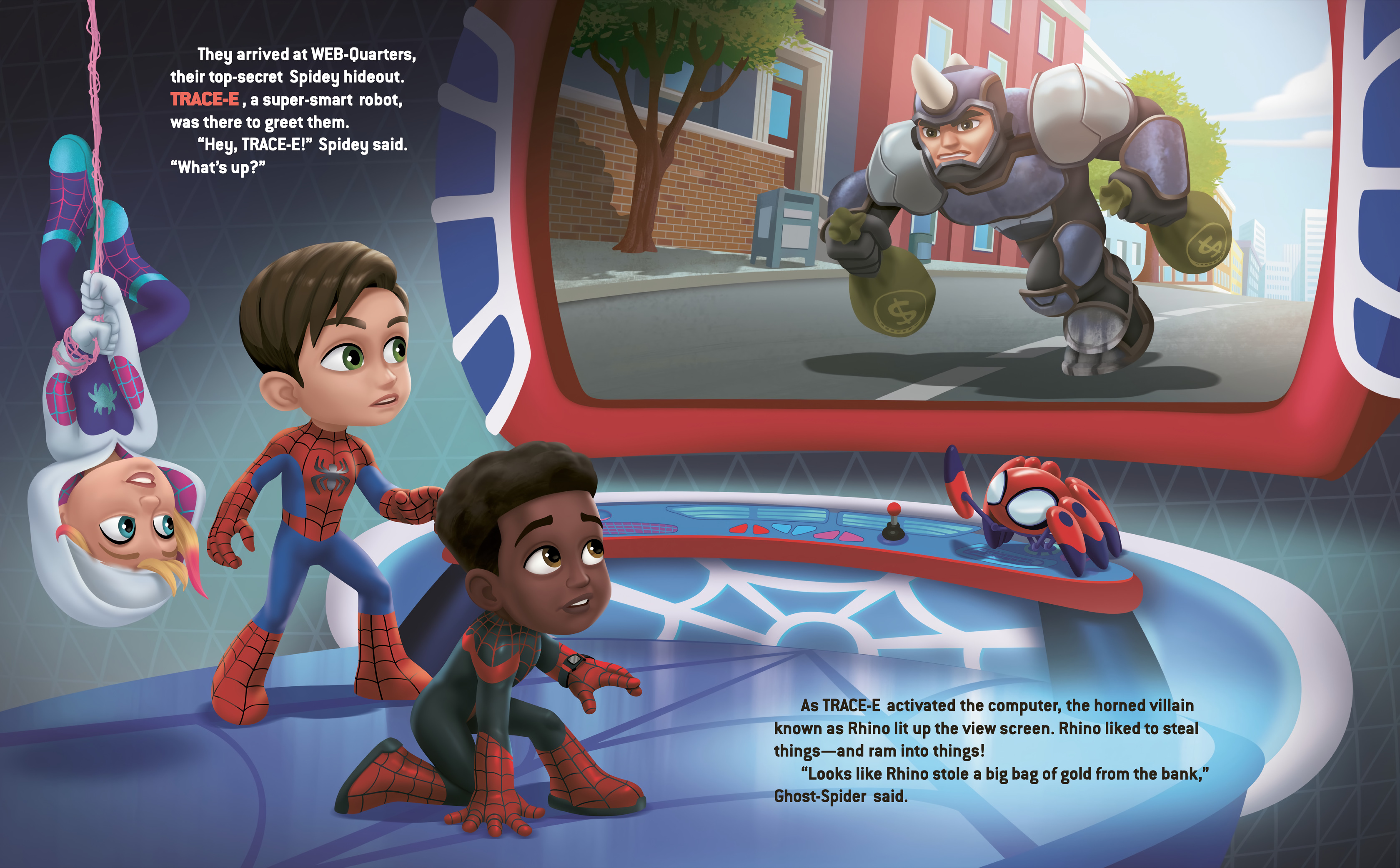 Spidey and His Amazing Friends (2022-) issue The Power of Three (Little Golden Book) - Page 8