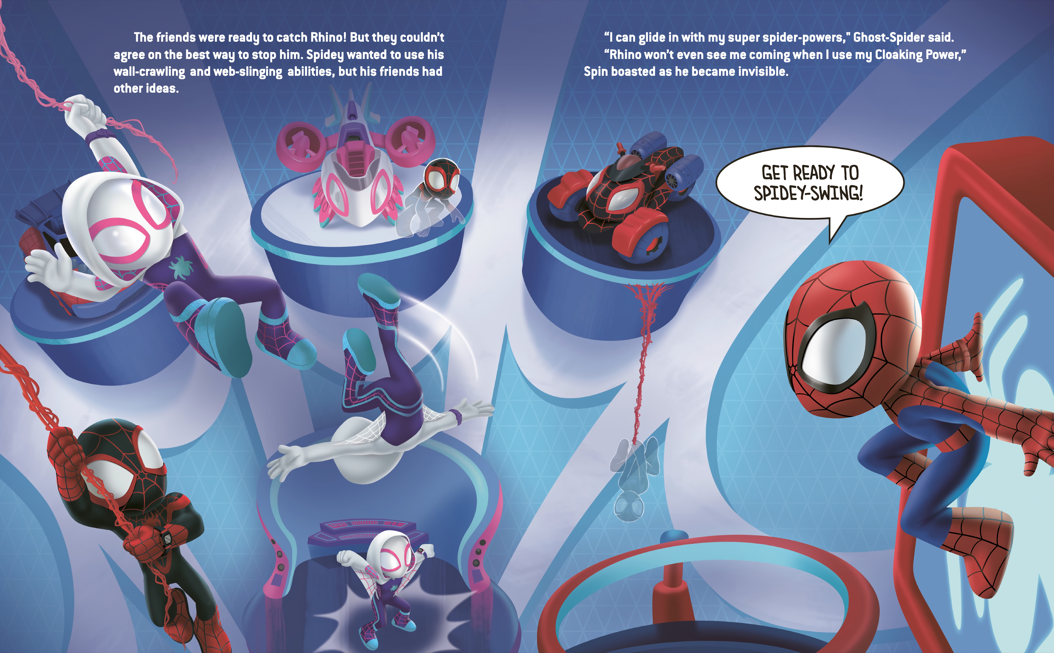 Spidey and His Amazing Friends (2022-) issue The Power of Three (Little Golden Book) - Page 9