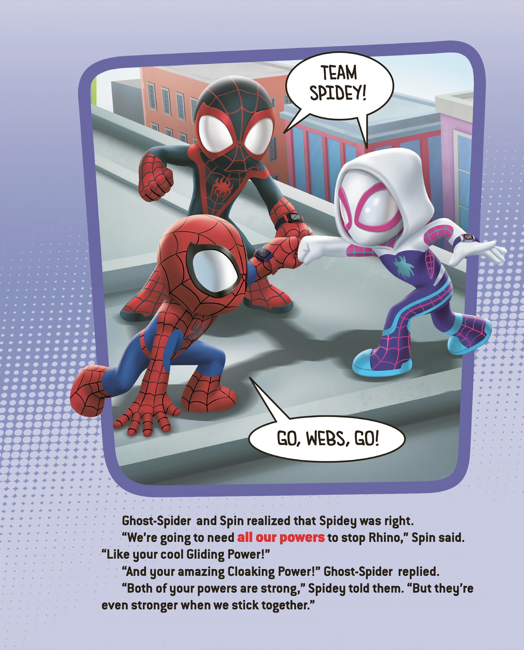 Spidey and His Amazing Friends (2022-) issue The Power of Three (Little Golden Book) - Page 17