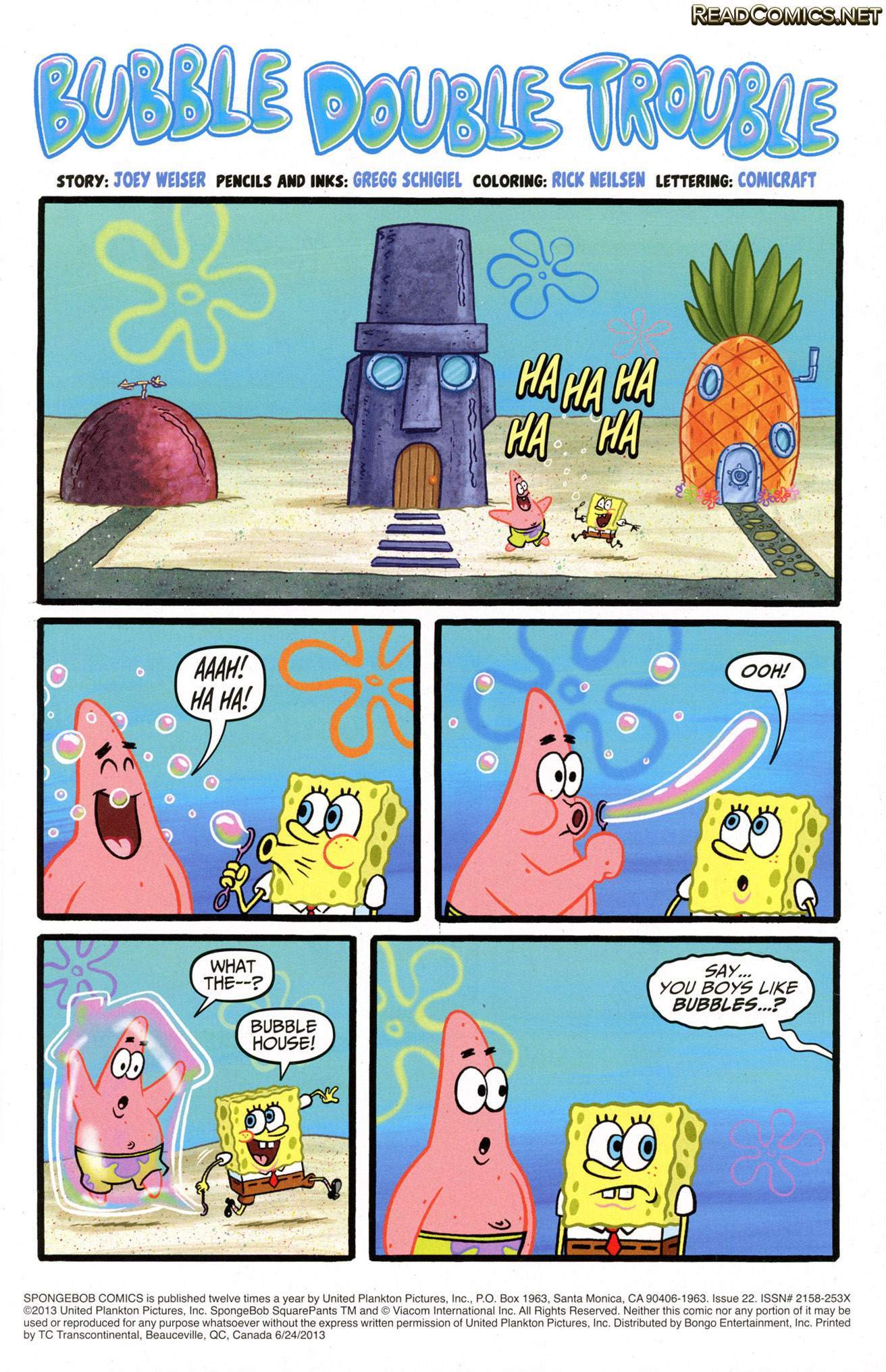 Sponge bob comic