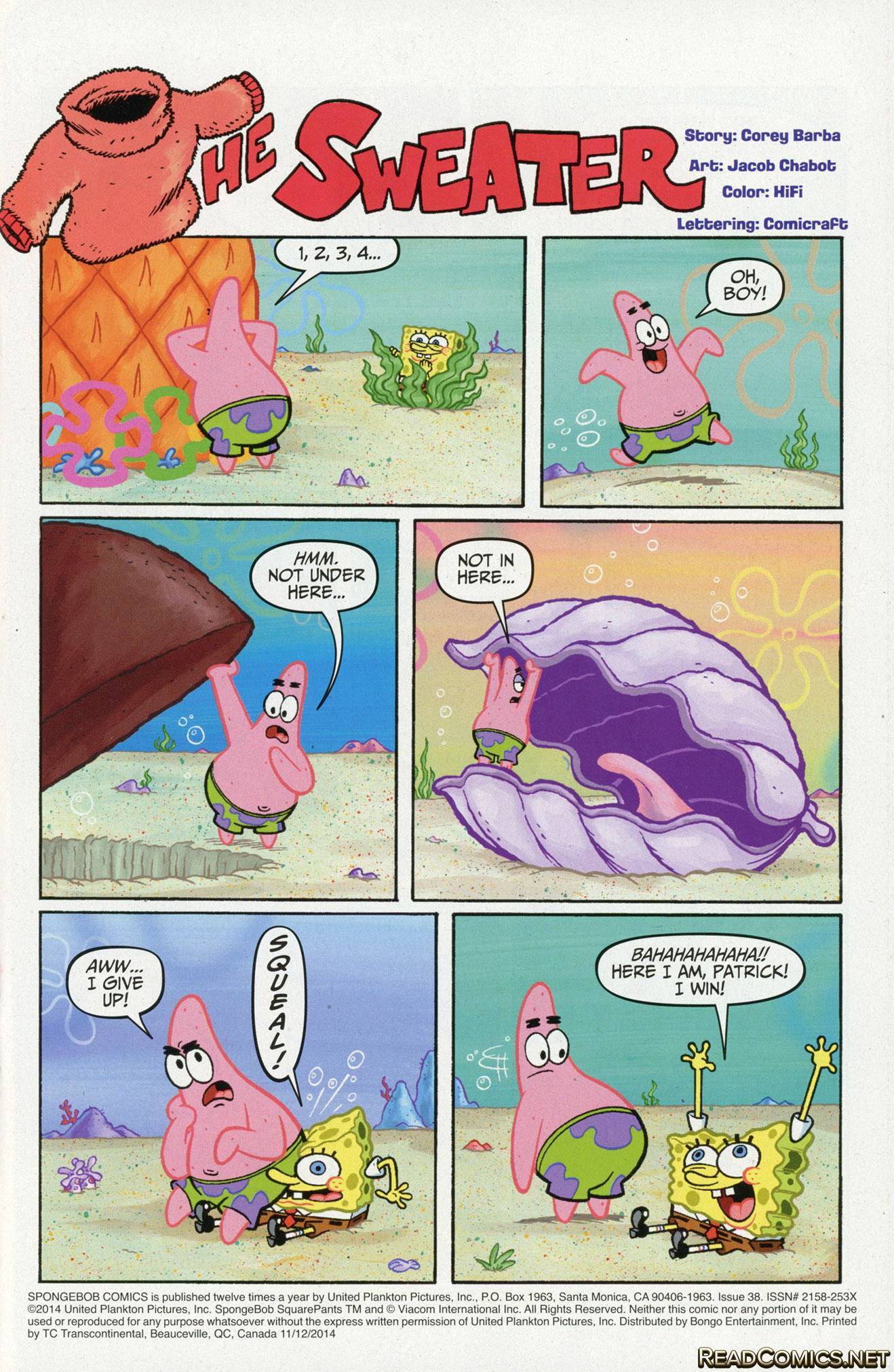 SpongeBob Comics (2011-): Chapter 38 - Page 3