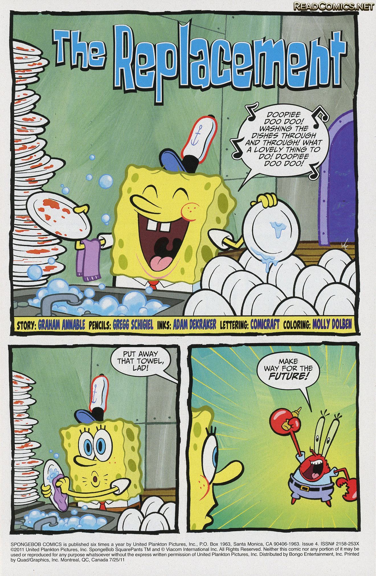 Sponge bob comic