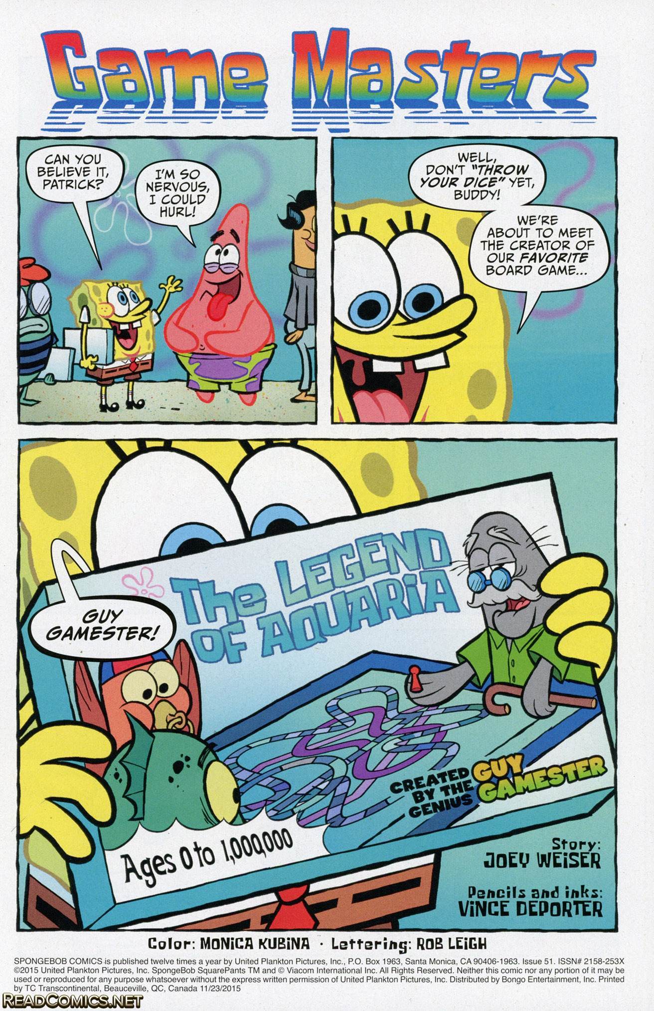 SpongeBob Comics (2011-): Chapter 51 - Page 3
