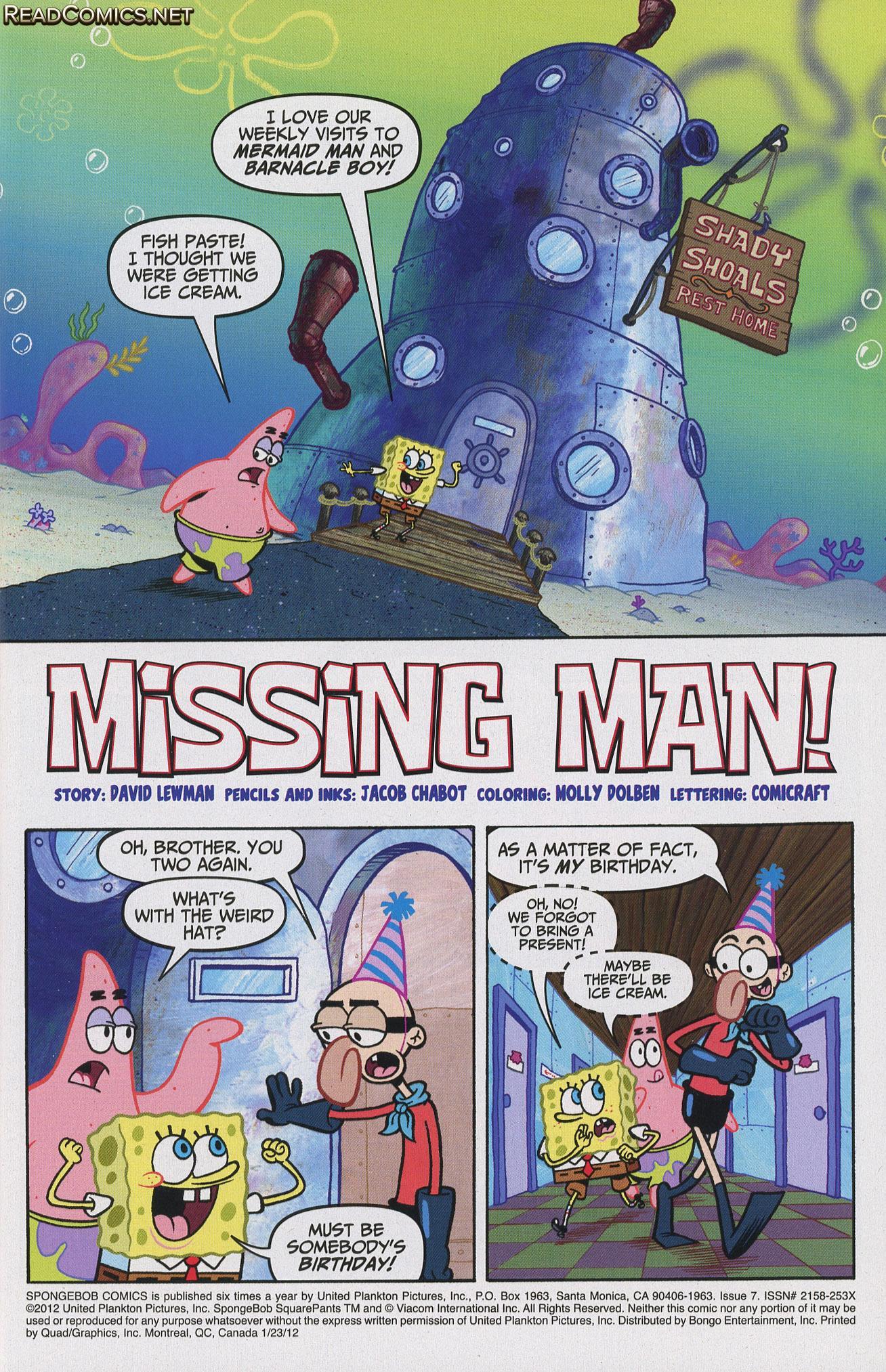 SpongeBob Comics (2011-): Chapter 7 - Page 3
