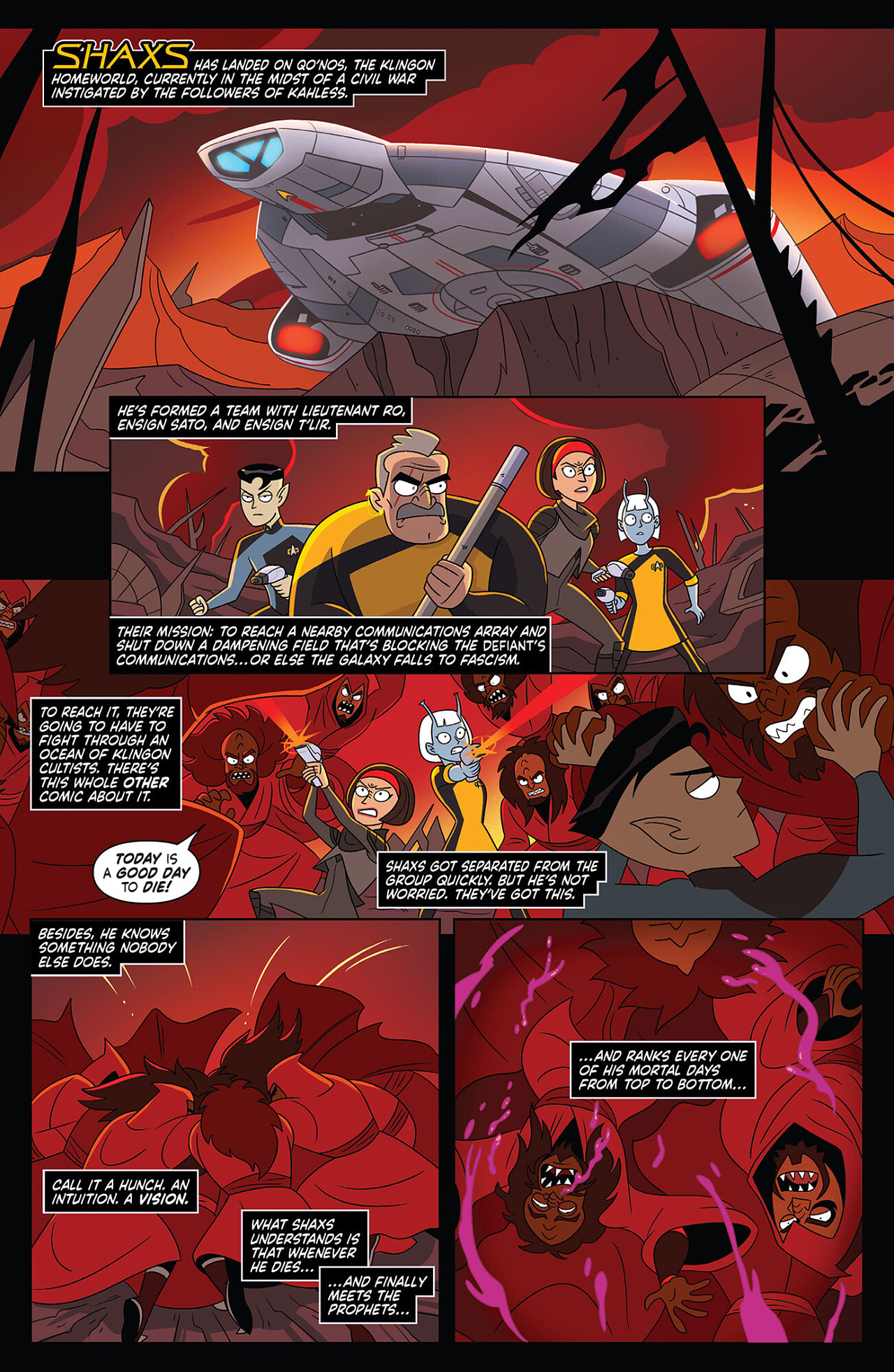 Star Trek: Day of Blood - Shax's Best Day (2023-) issue 1 - Page 3