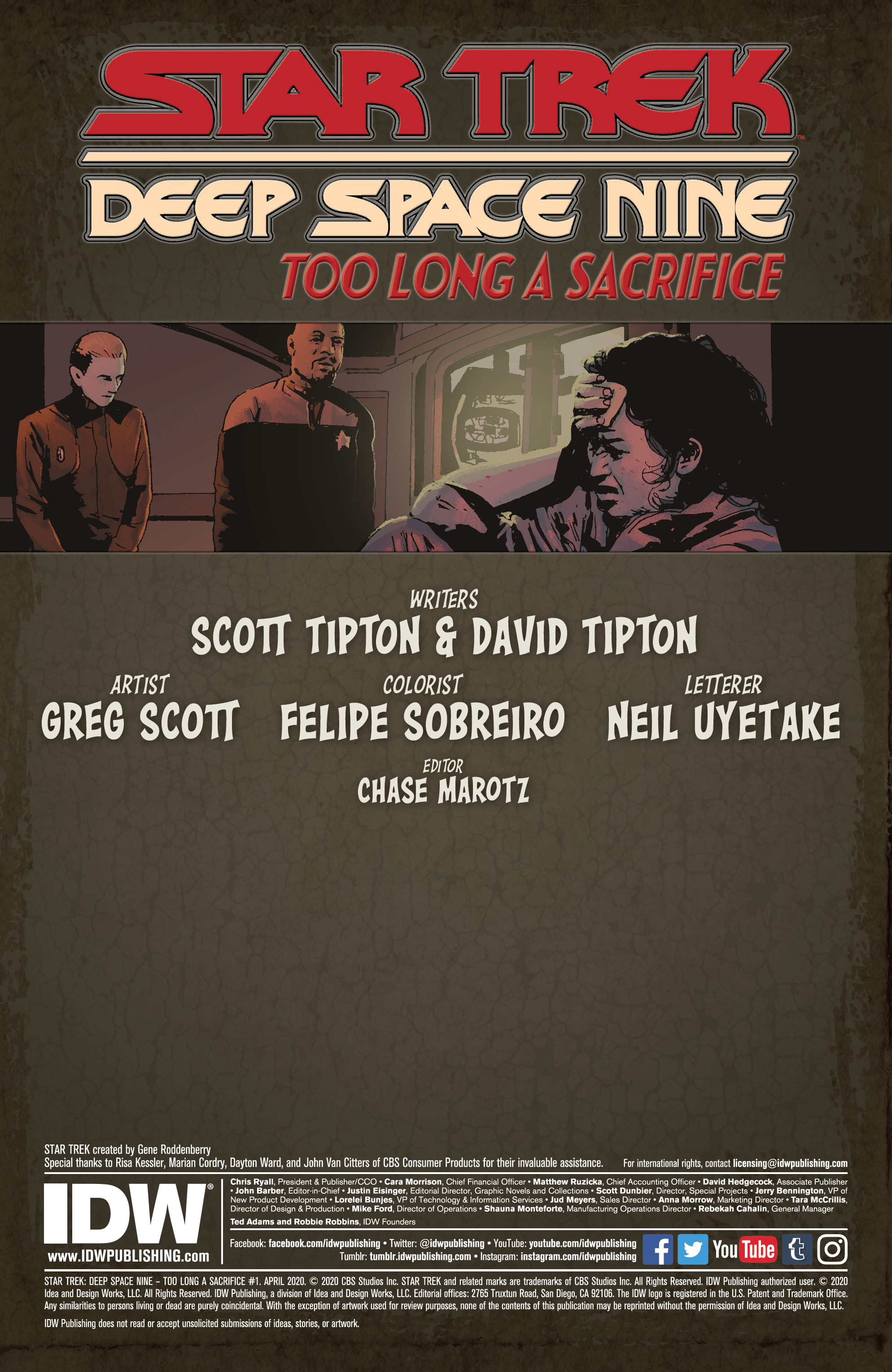 Star Trek: Deep Space Nine—Too Long a Sacrifice (2020-): Chapter 1 - Page 2