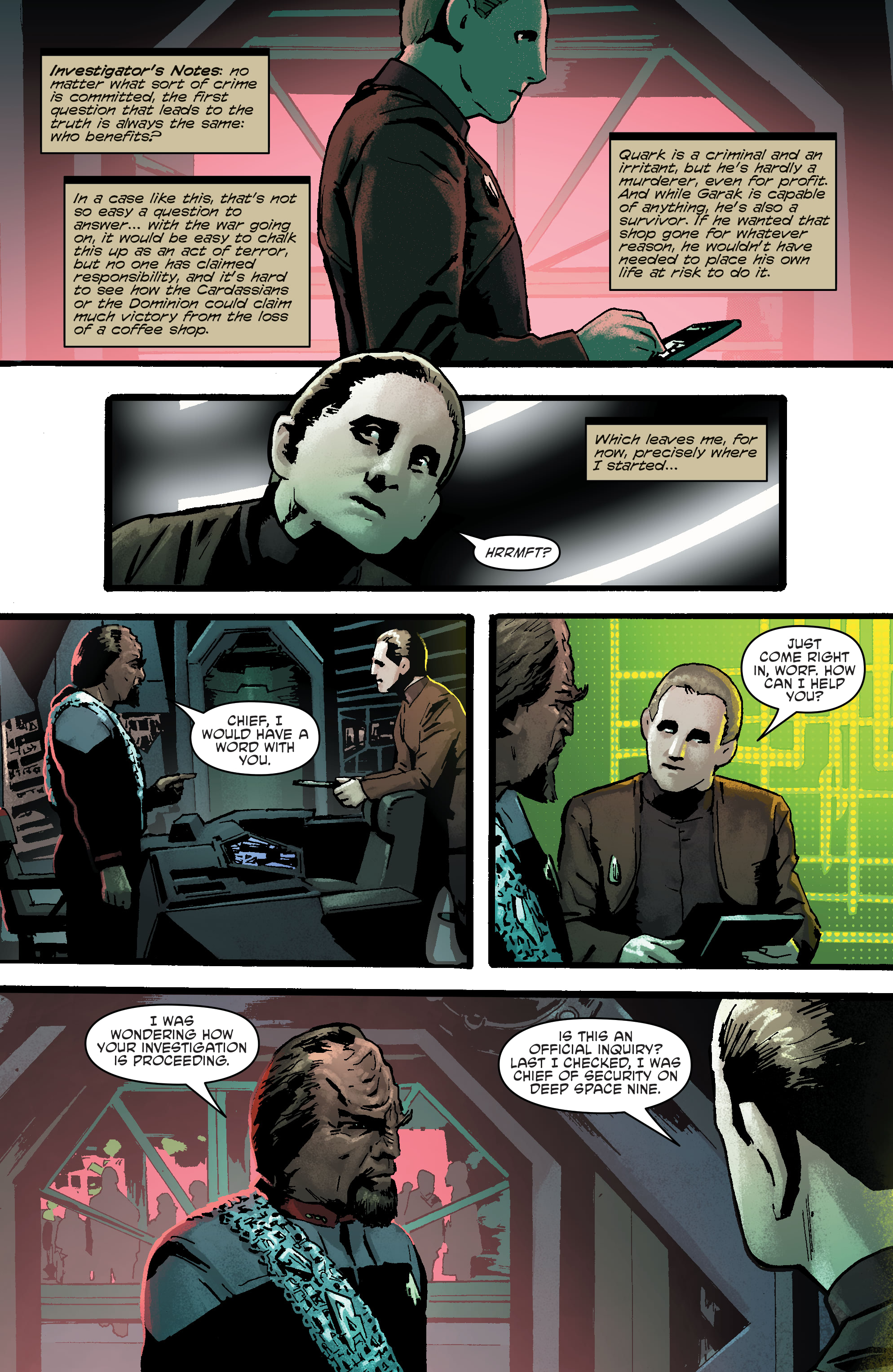 Star Trek: Deep Space Nine—Too Long a Sacrifice (2020-) issue 1 - Page 16