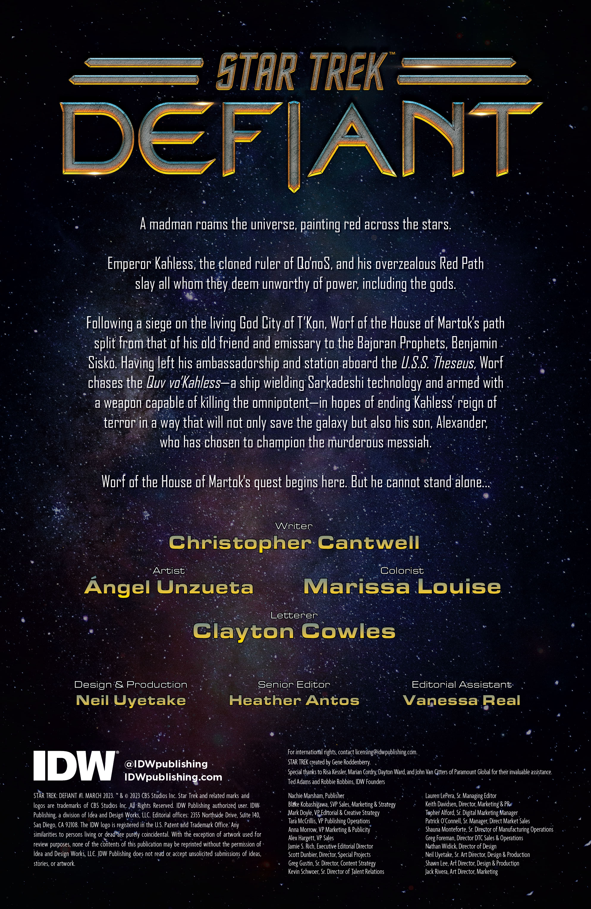 Star Trek: Defiant (2023-): Chapter 1 - Page 2