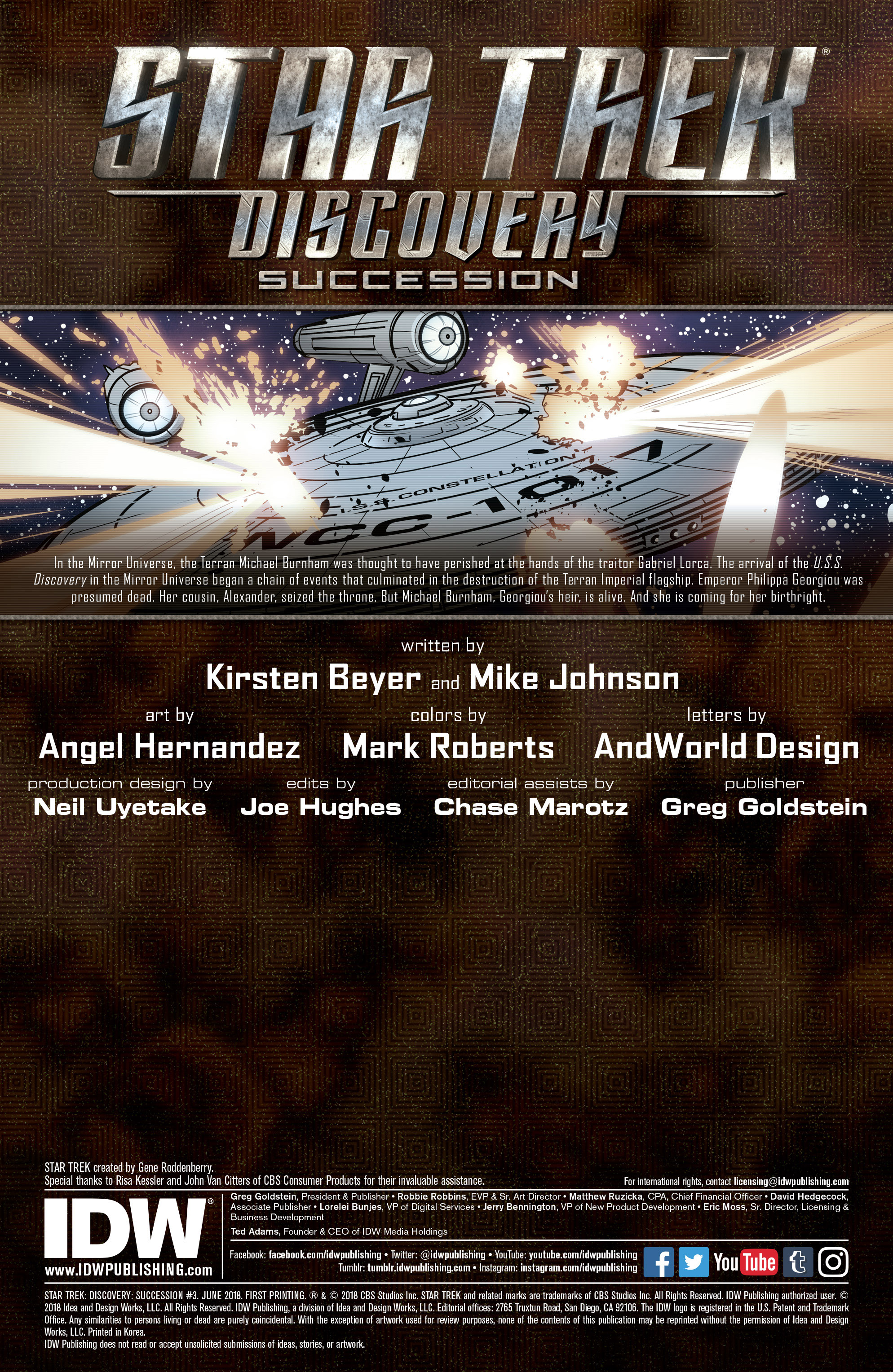 Star Trek: Discovery: Succession (2018-): Chapter 3 - Page 2
