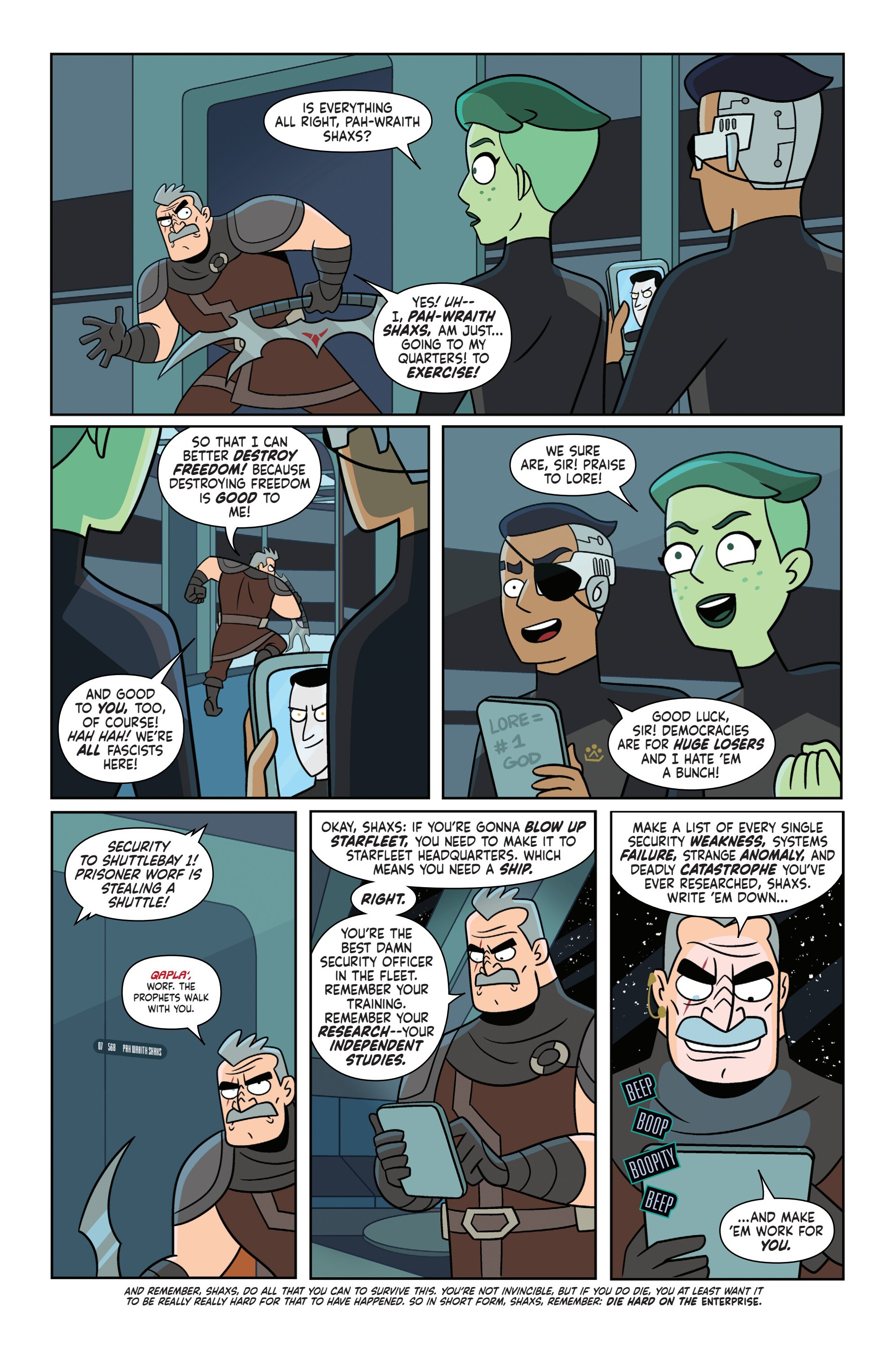 Star Trek: Lore War – Shaxs' Worst Day (2025-): Chapter 1 - Page 8