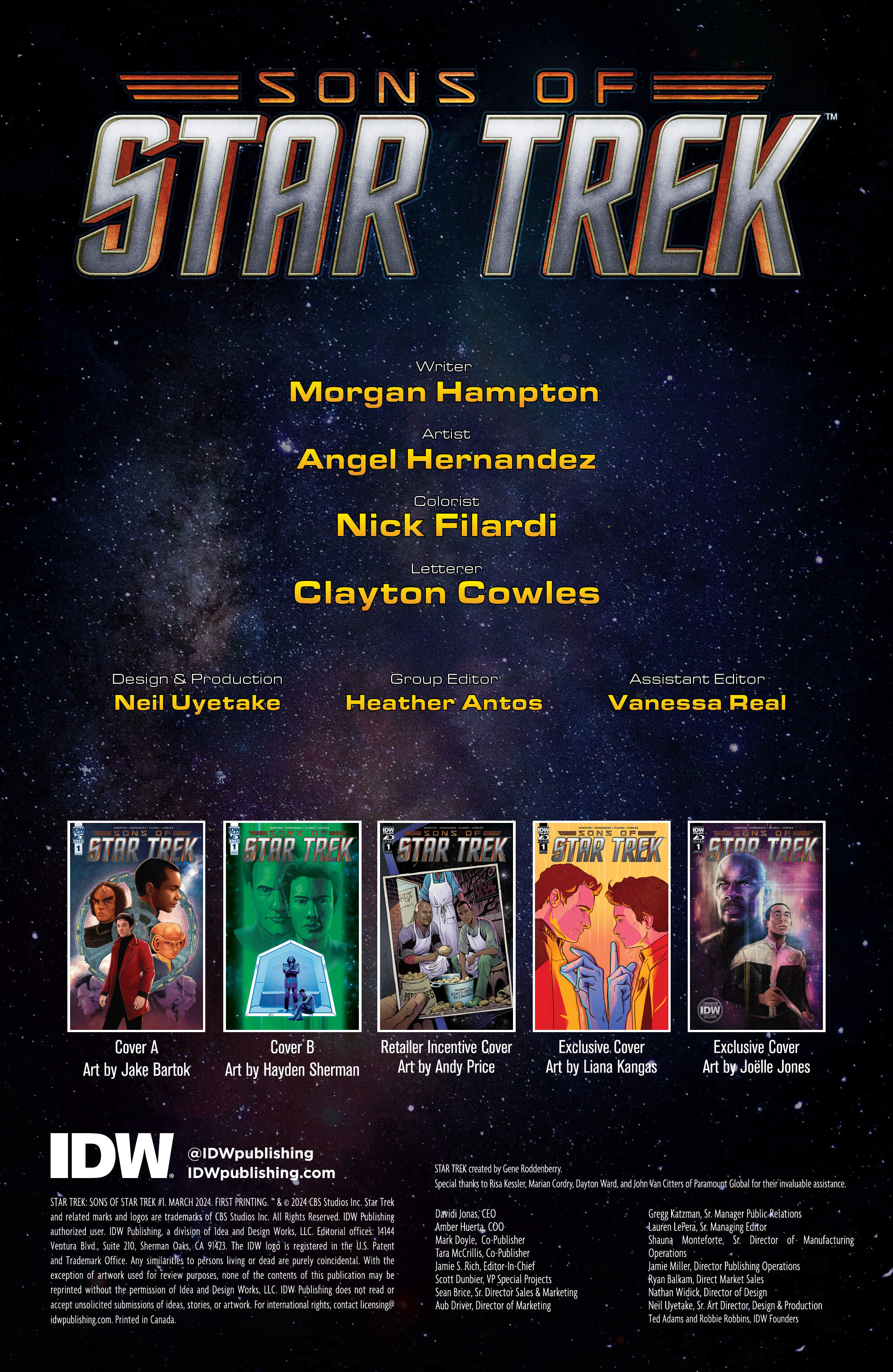 Star Trek: Sons of Star Trek (2024-) issue 1 - Page 2