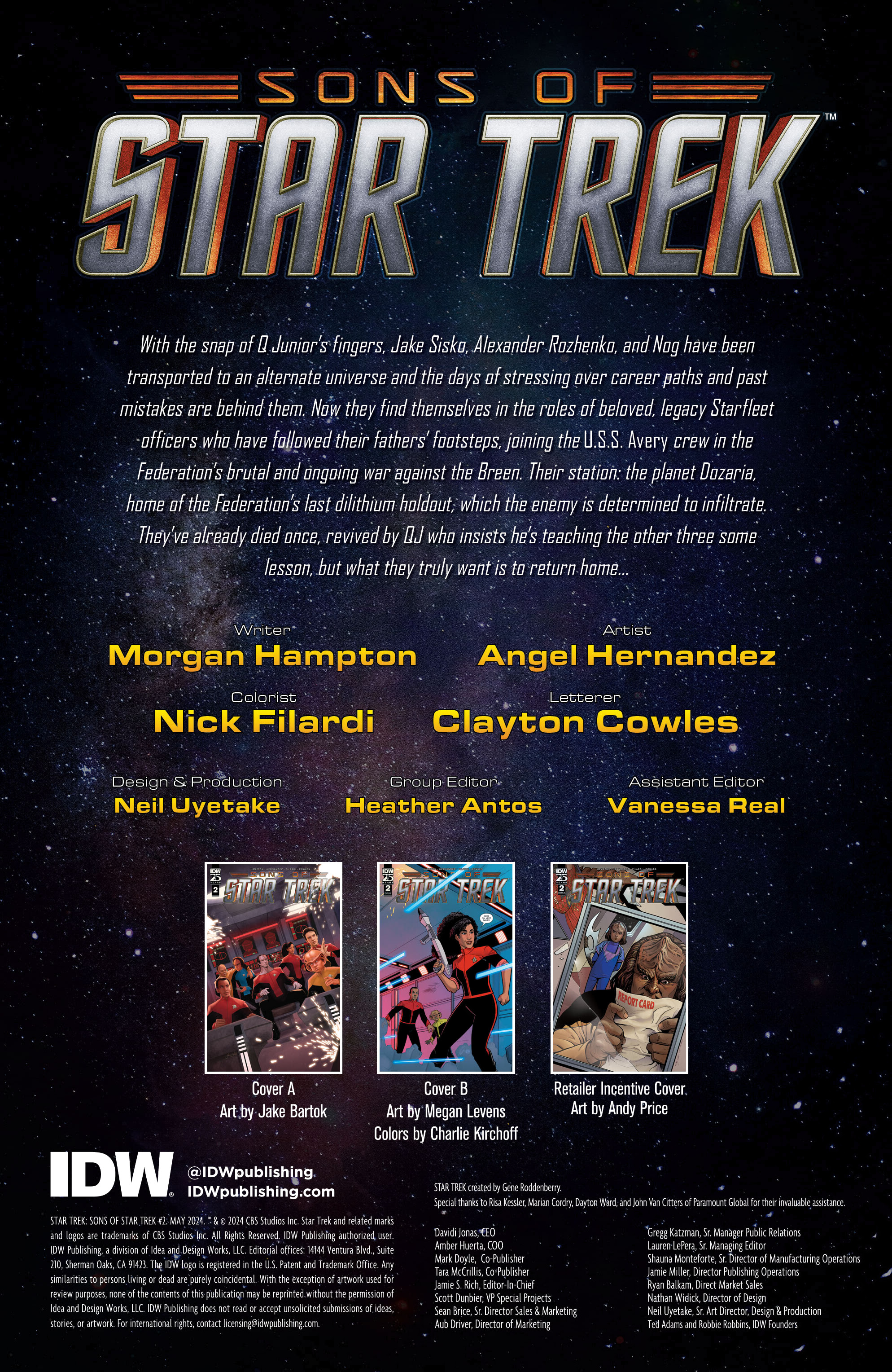 Star Trek: Sons of Star Trek (2024-) issue 2 - Page 2