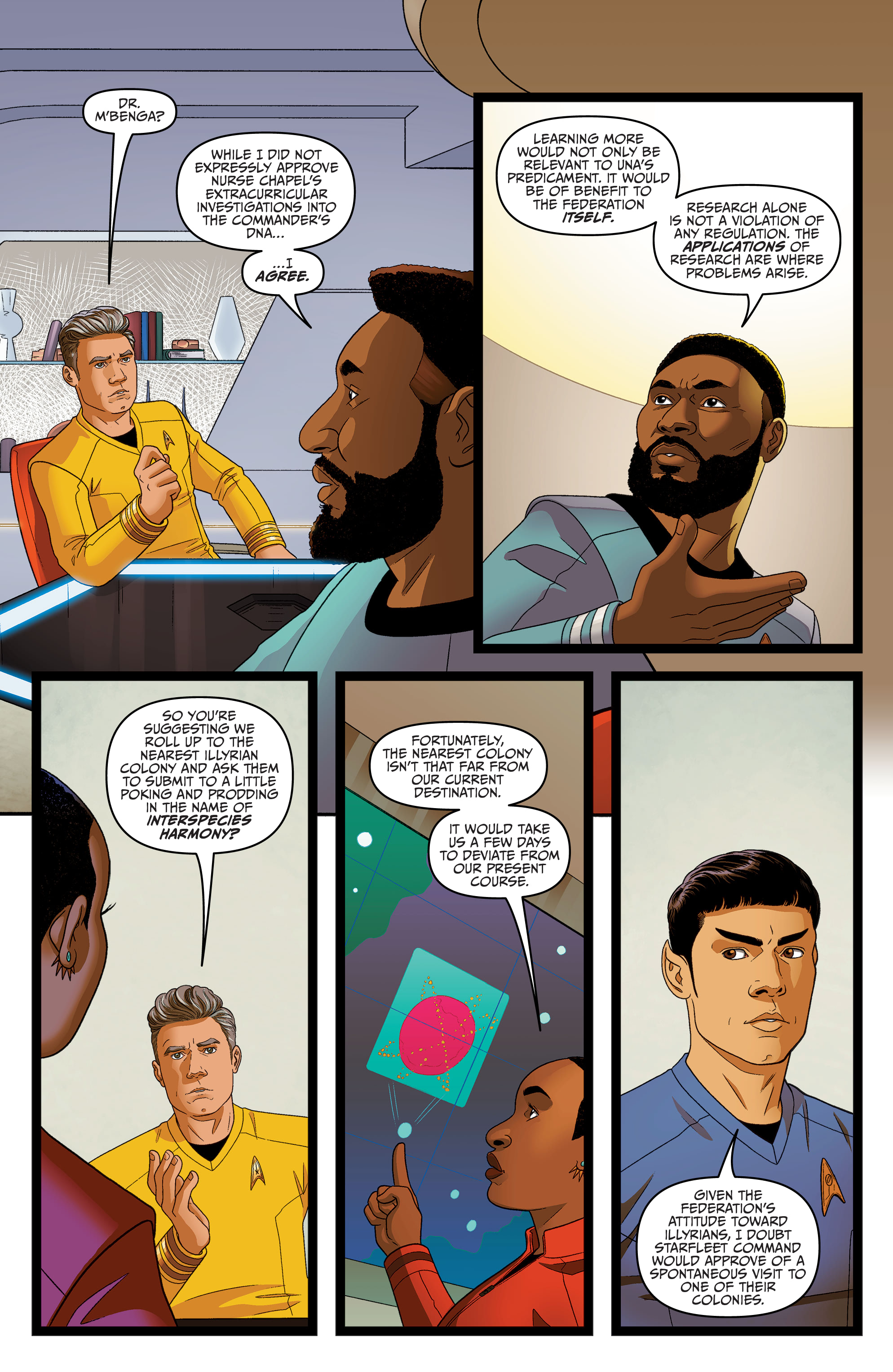 Star Trek: Strange New Worlds - Illyrian Enigma (2022-) issue 1 - Page 12