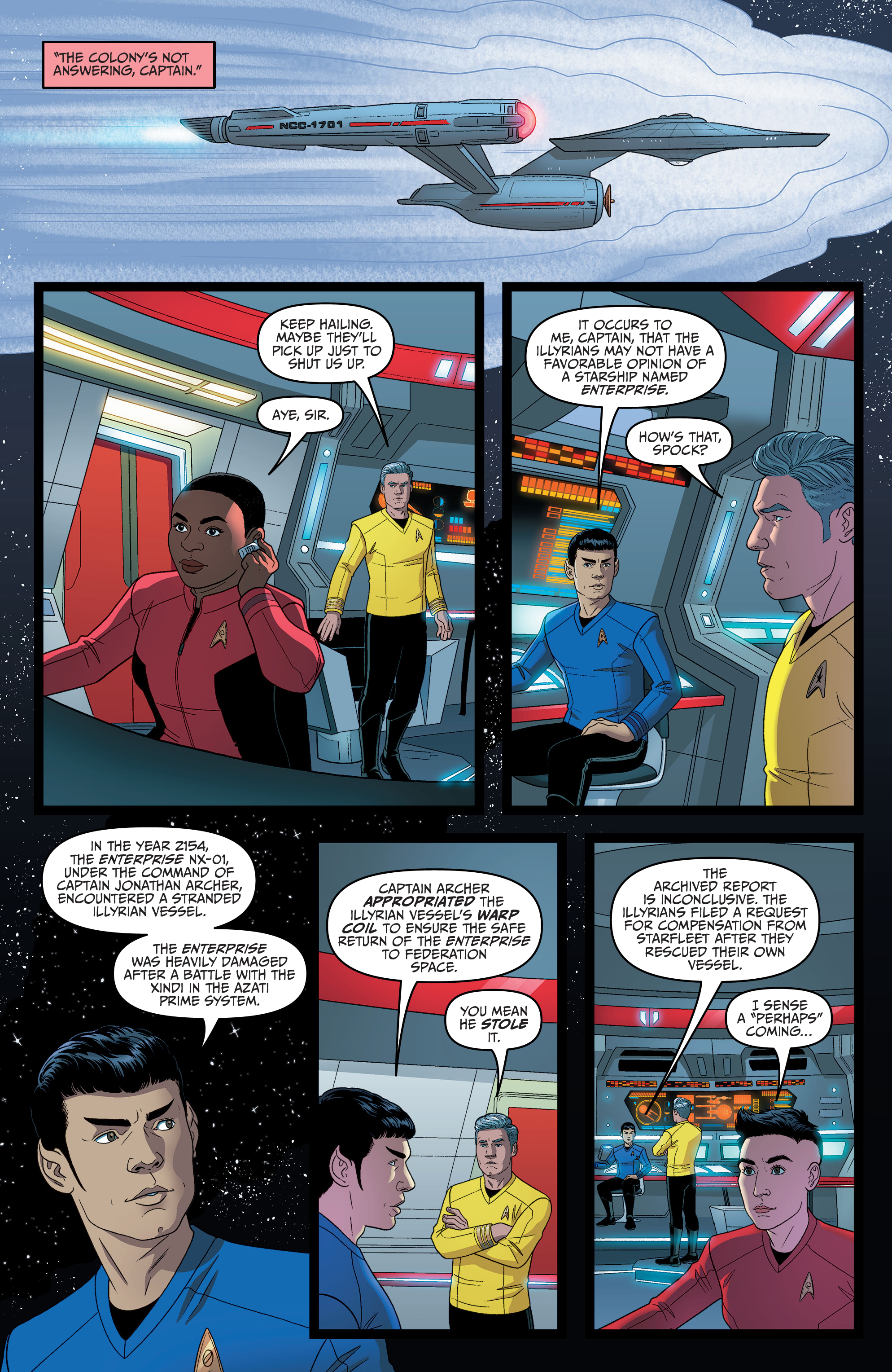 Star Trek: Strange New Worlds - Illyrian Enigma (2022-) issue 1 - Page 14