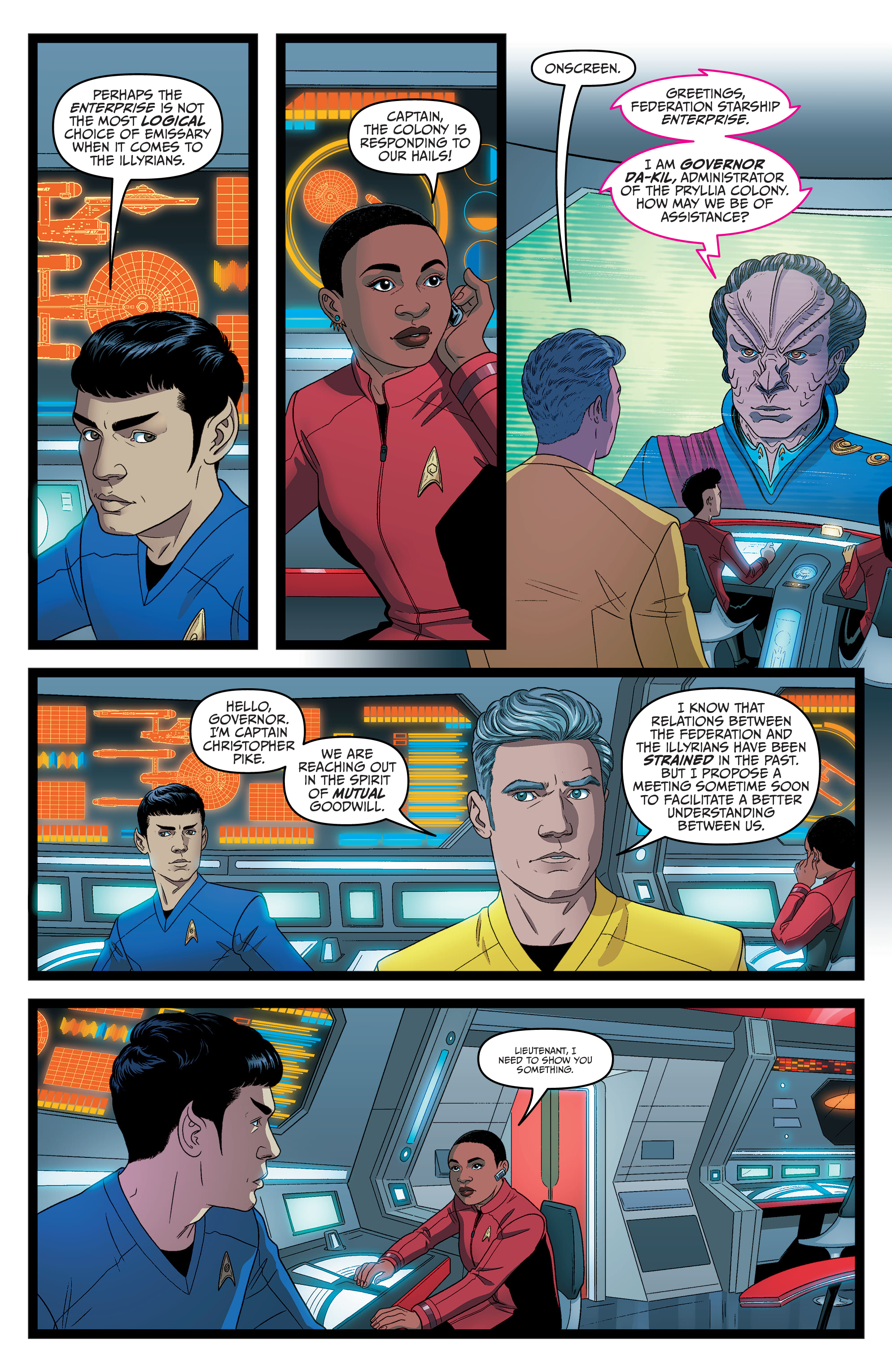 Star Trek: Strange New Worlds - Illyrian Enigma (2022-) issue 1 - Page 15