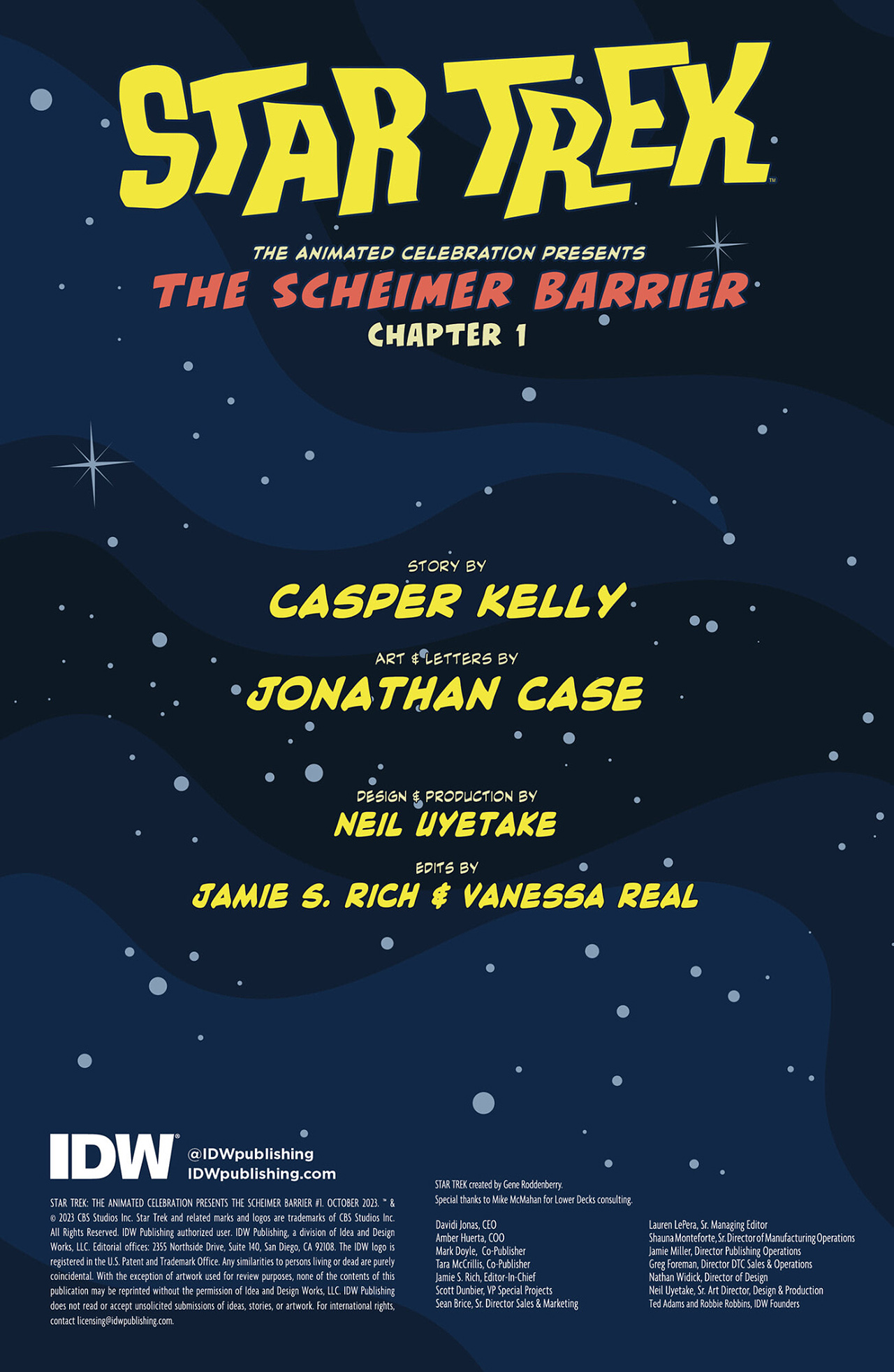 Star Trek: The Animated Celebration Presents the Scheimer Barrier (2023-) issue 1 - Page 2