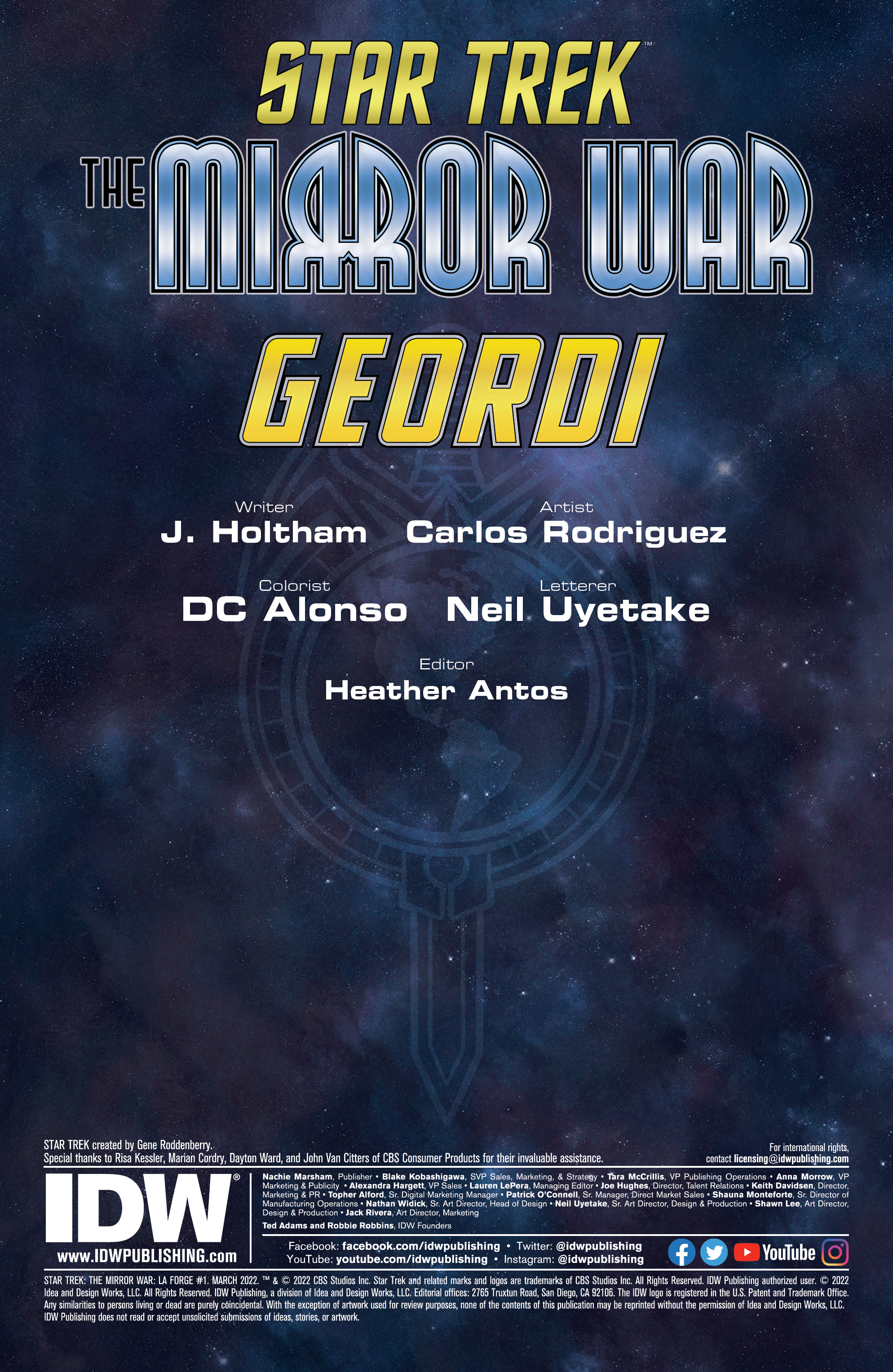 Star Trek: The Mirror War - Captain LaForge (2022-): Chapter 1 - Page 2