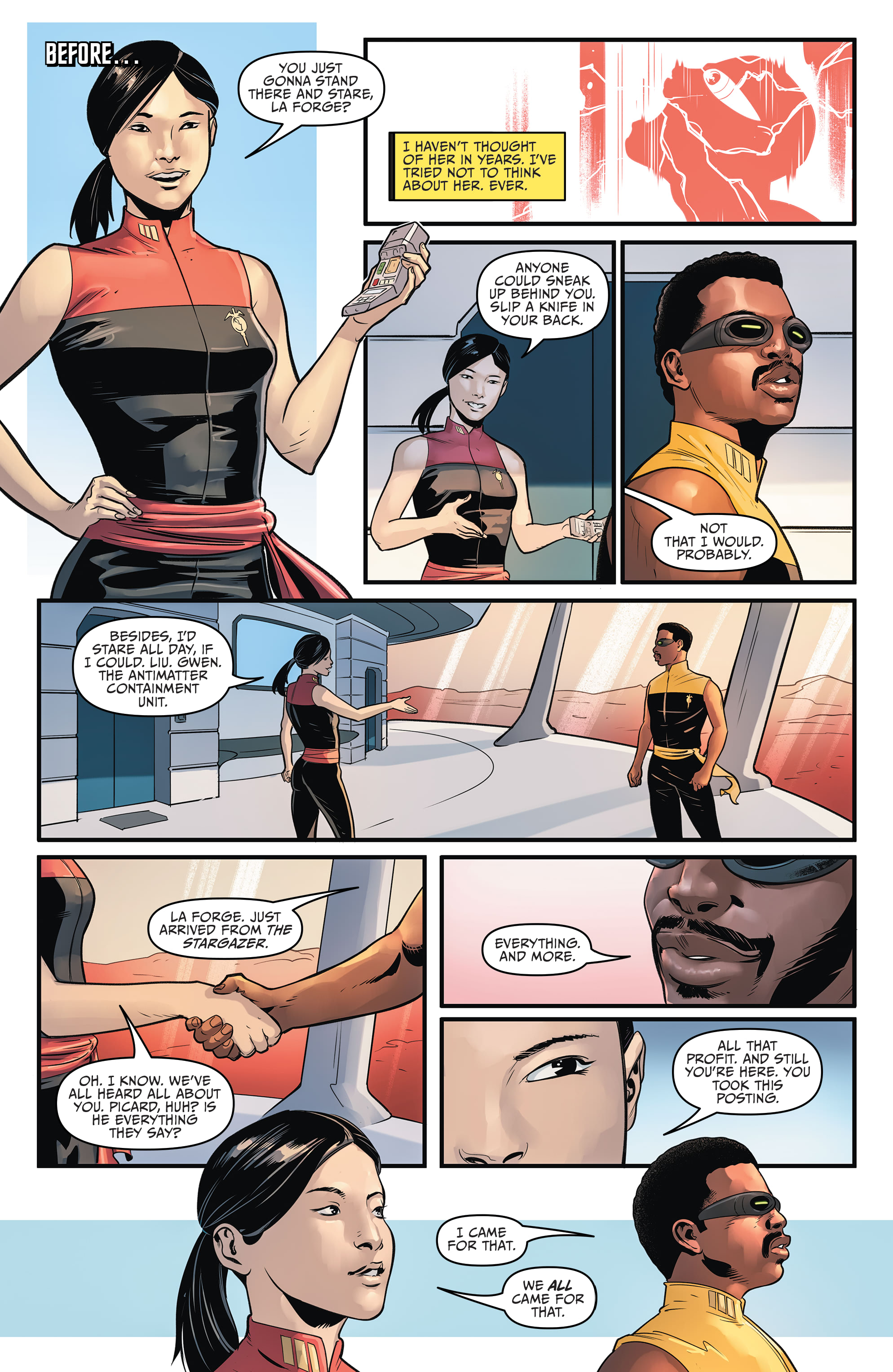 Star Trek: The Mirror War - Captain LaForge (2022-): Chapter 1 - Page 10