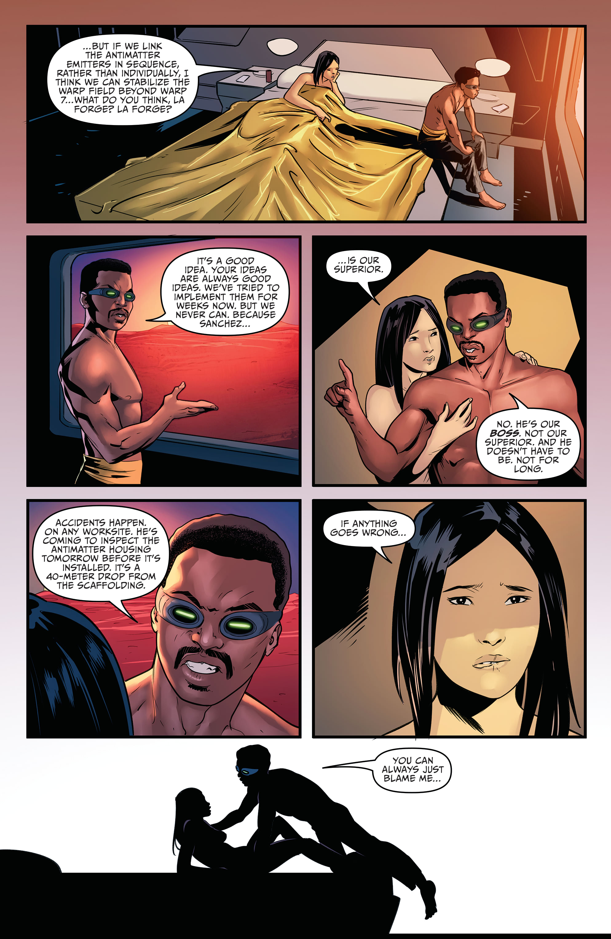 Star Trek: The Mirror War - Captain LaForge (2022-) issue 1 - Page 16