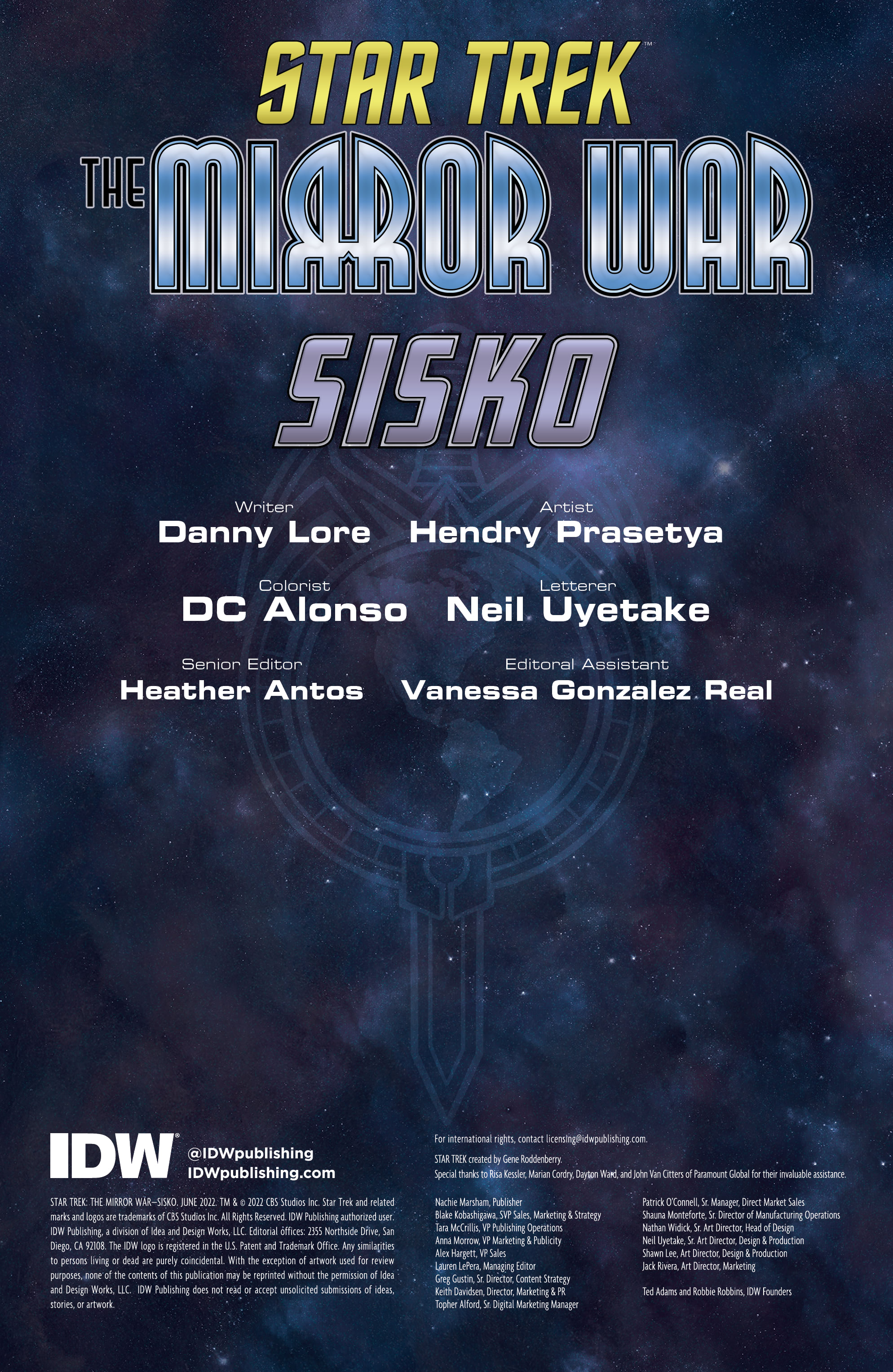 Star Trek: The Mirror War - Sisko (2022-): Chapter 1 - Page 2