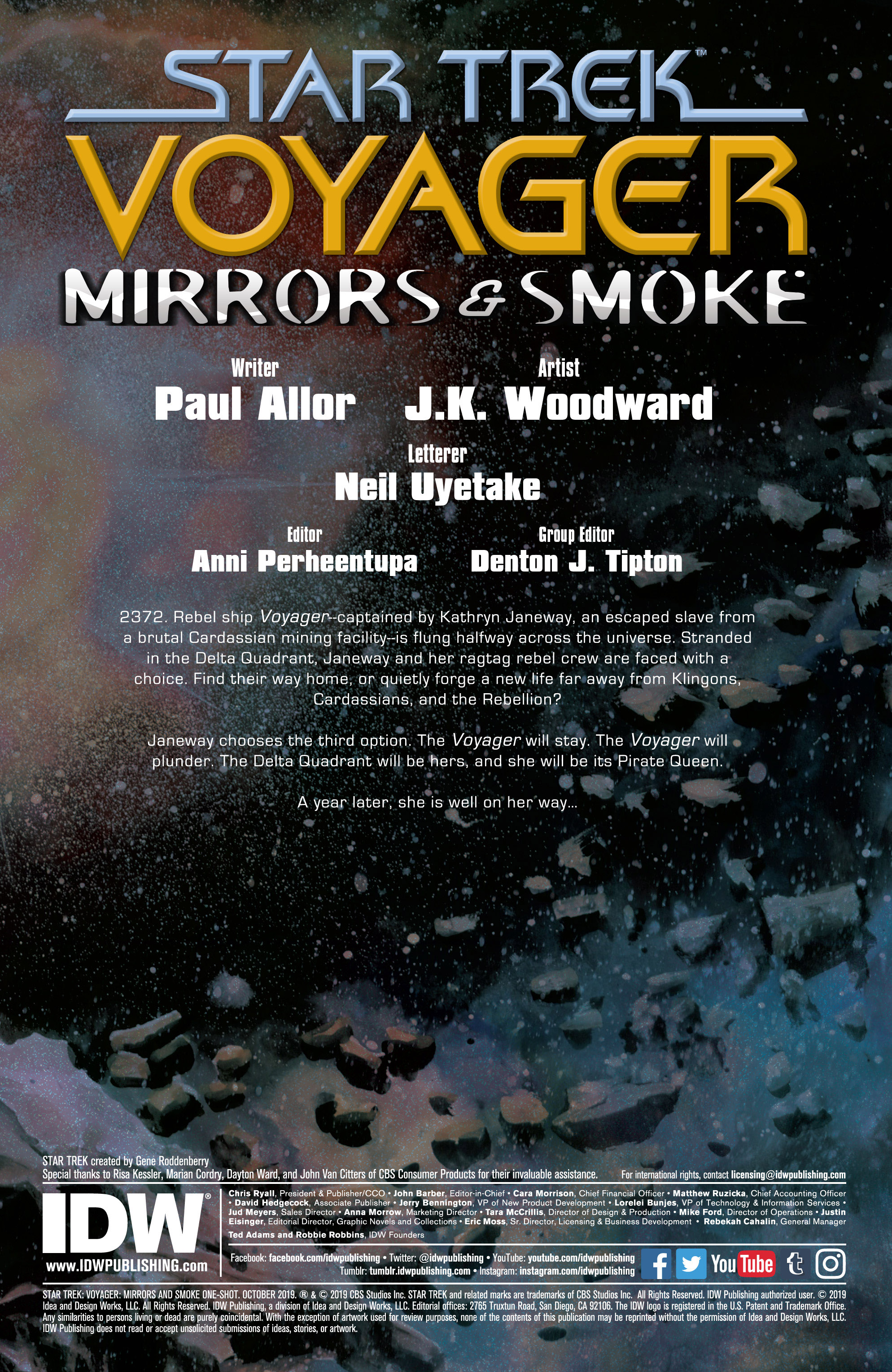 Star Trek: Voyager: Mirrors and Smoke (2019): Chapter 1 - Page 2