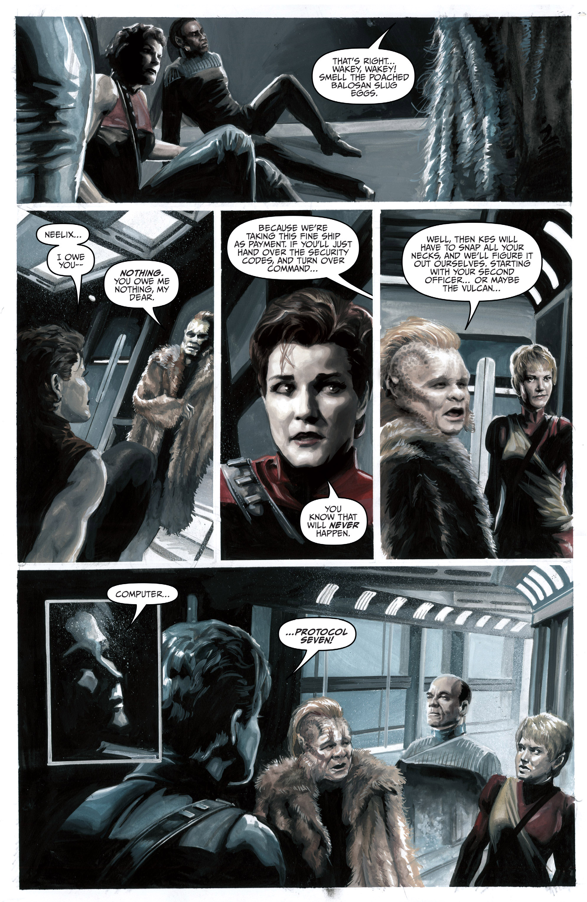 Star Trek: Voyager: Mirrors and Smoke (2019) issue 1 - Page 21