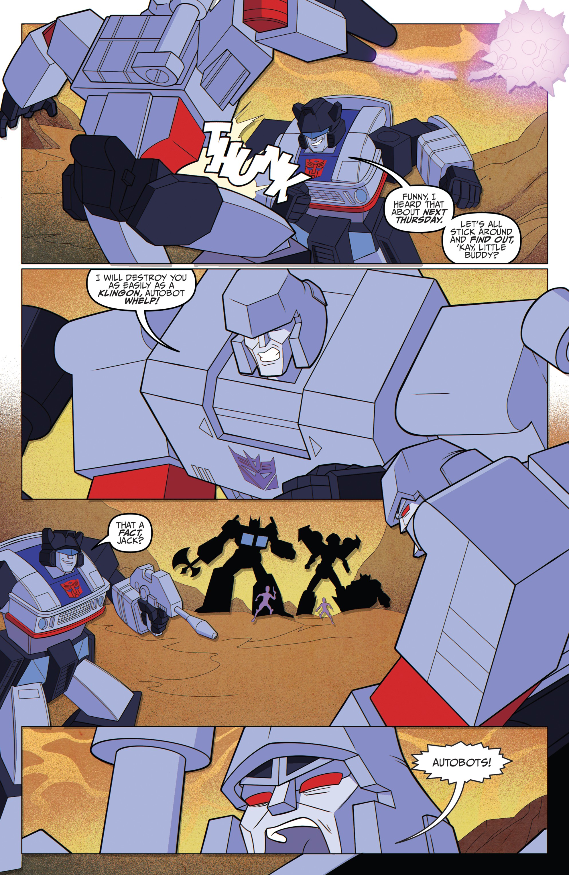 Star Trek vs Transformers #4B Tramontano Variant VF 2018 Stock Image